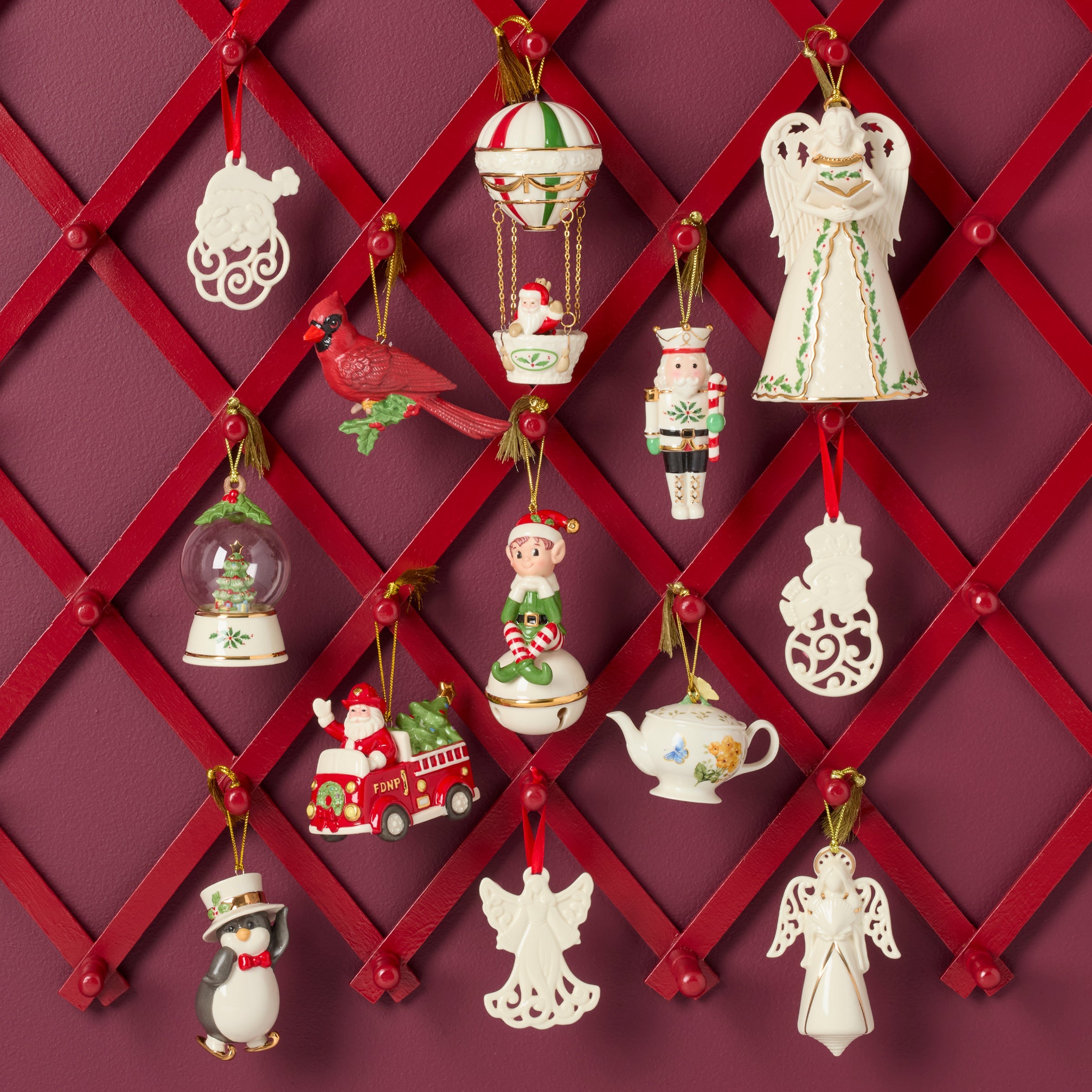 Santa In Fire Truck Ornament - Image 3