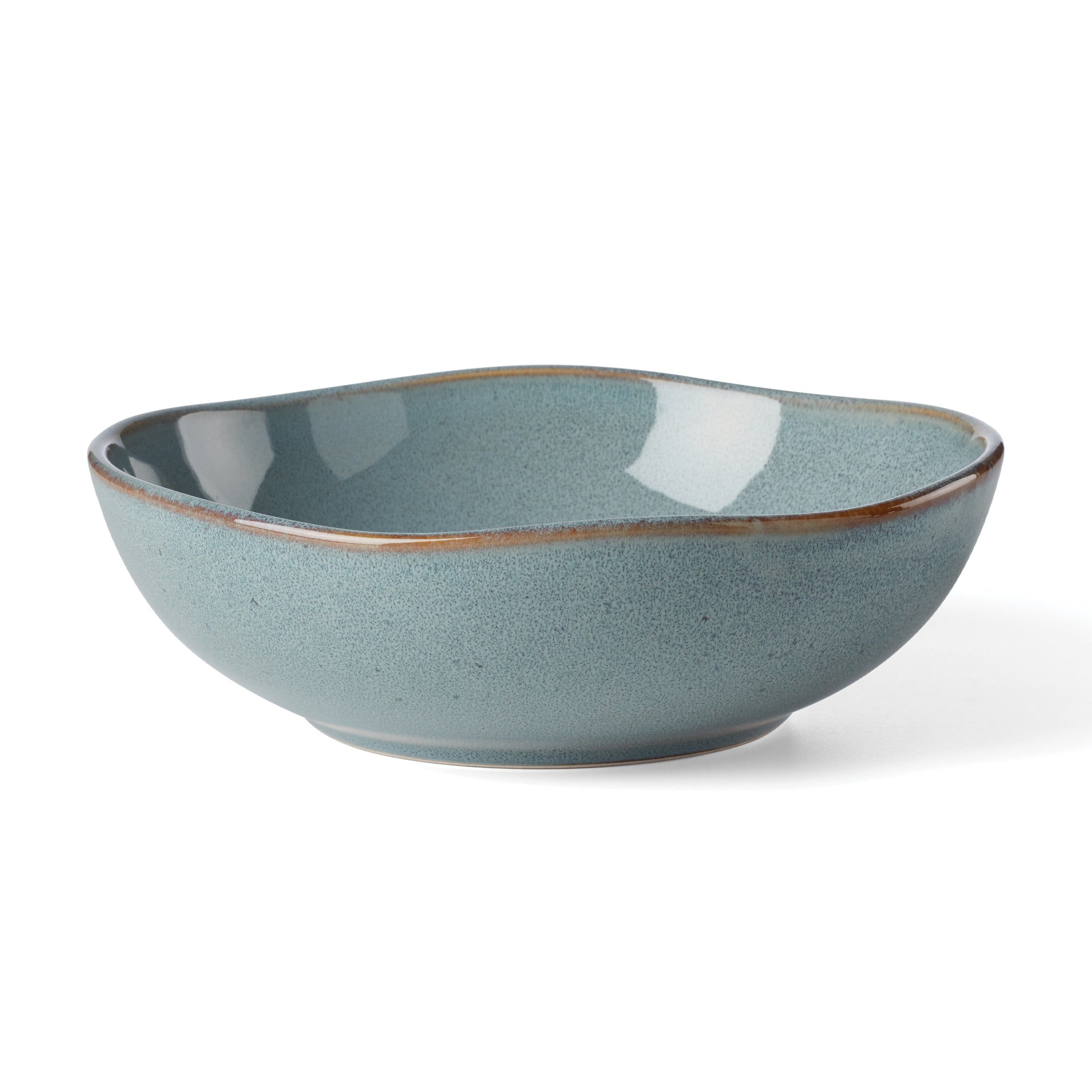 Organic Shades Blue 12-Piece Dinnerware Set - Image 7