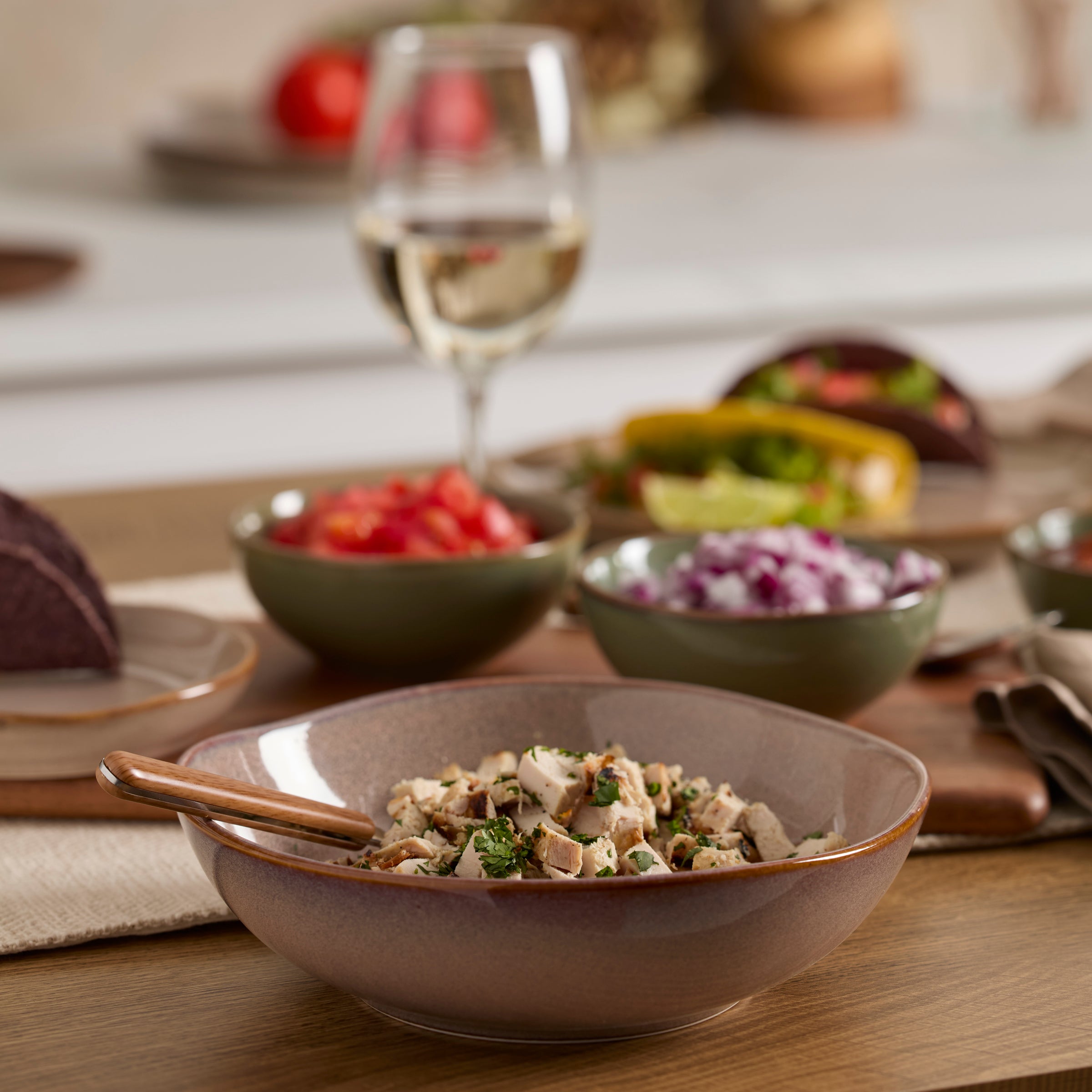 Organic Shades Clay Pasta Bowls, Set of 4 - Image 7