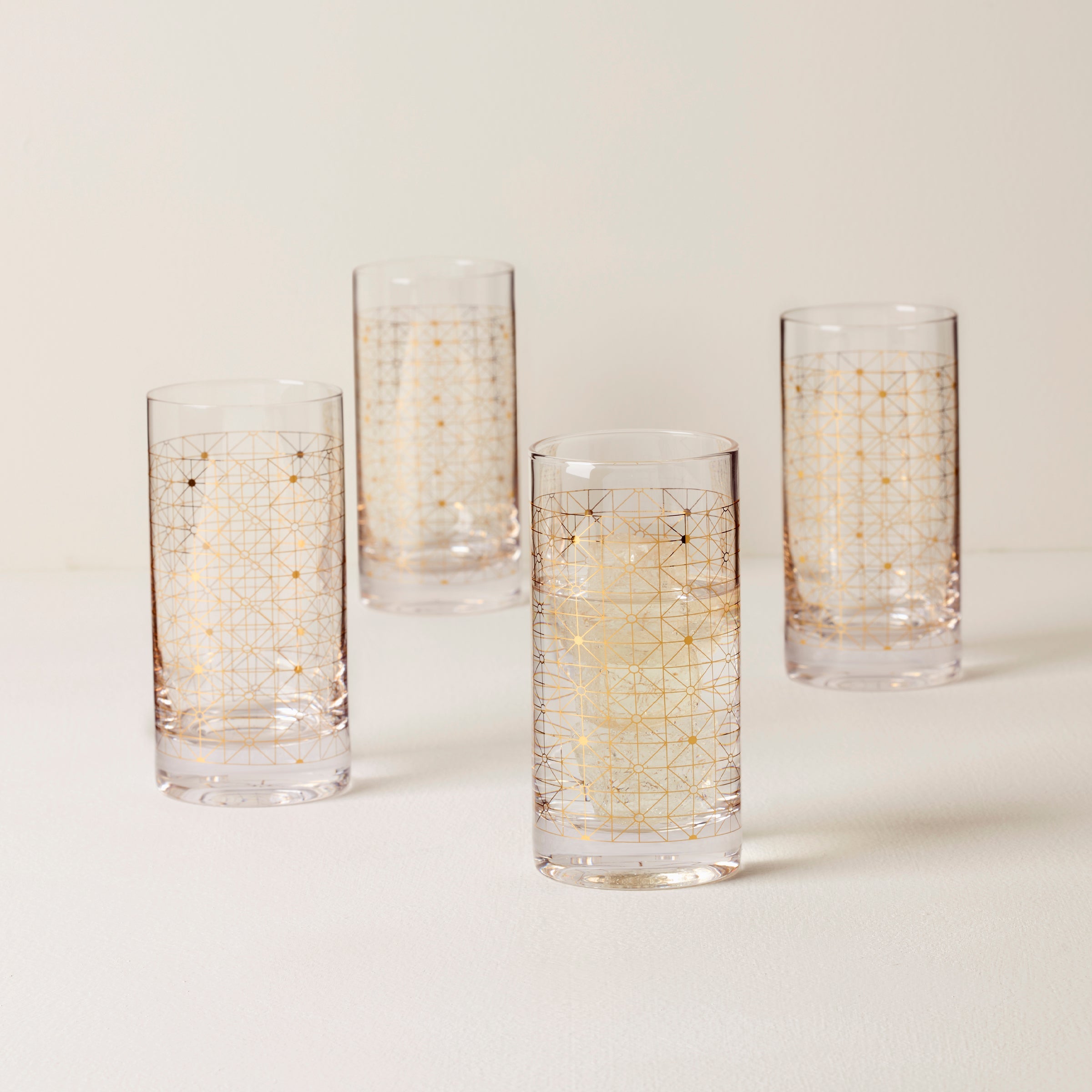 Tuscany Classics Gold Dust Highball Glasses, Set of 4 - Image 2