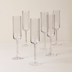 Tuscany Classics Straight Flute Glasses, Set of 6