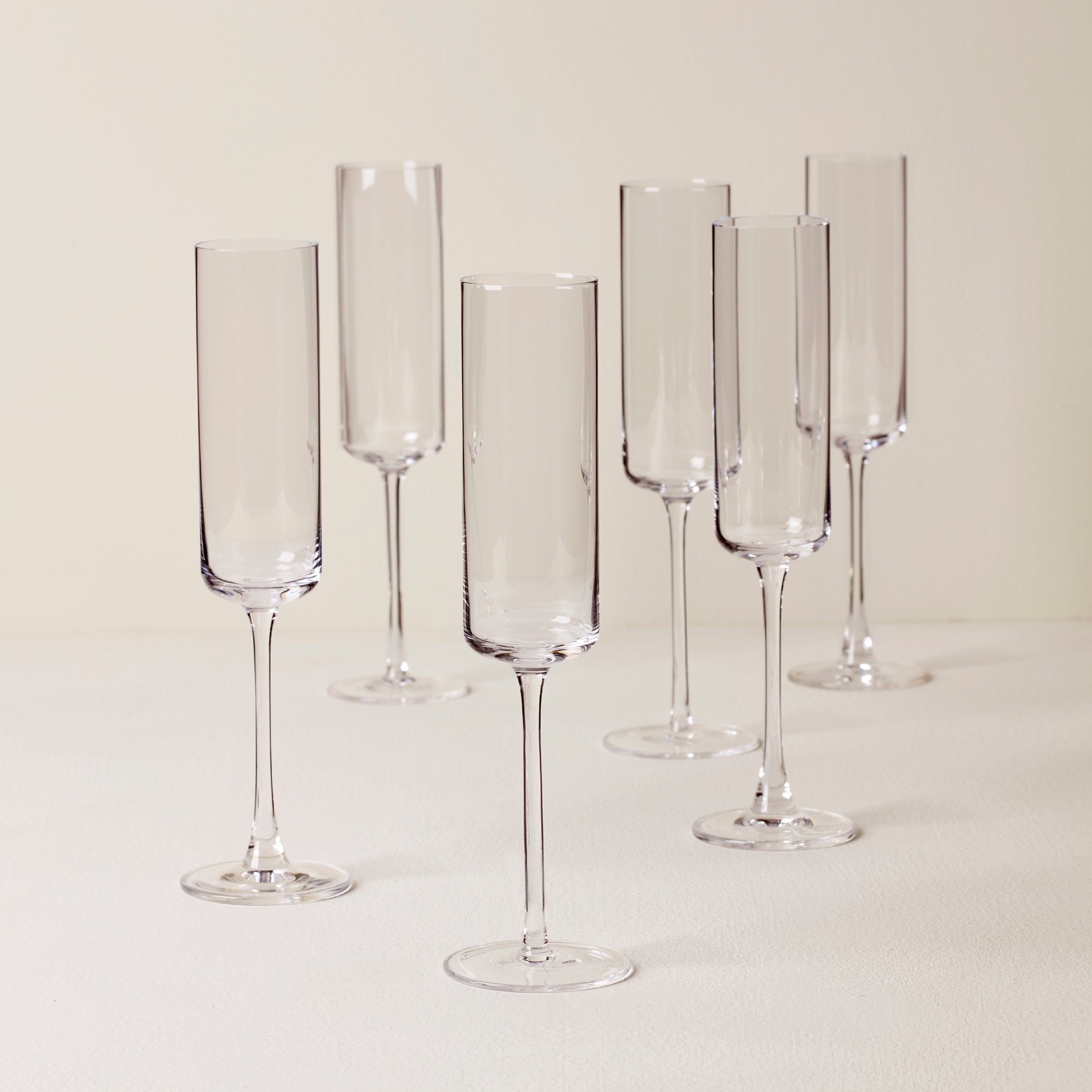 Tuscany Classics Straight Flute Glasses, Set of 6