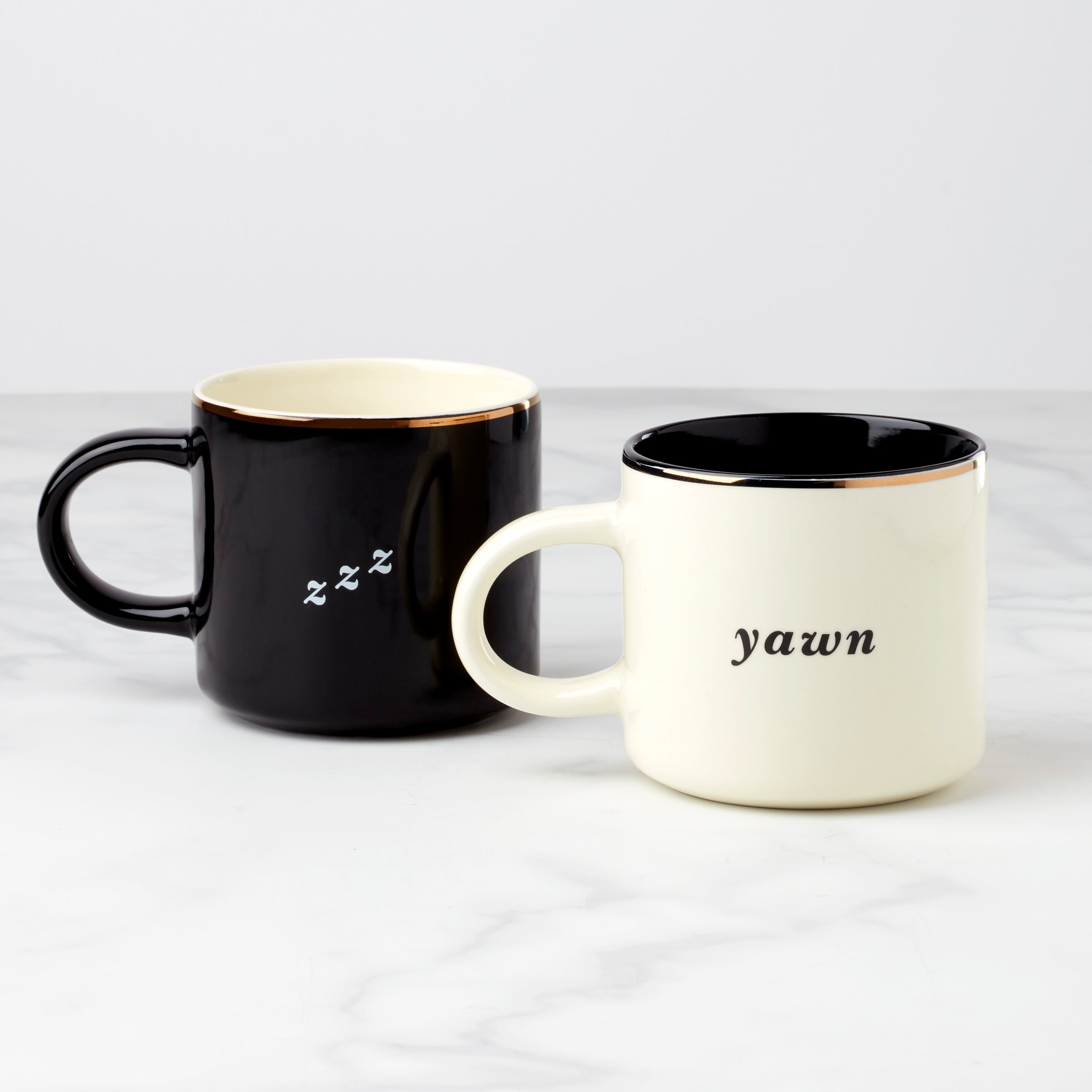 Two of a Kind Yawn & Zzz Mugs, Set of 2 - Image 2
