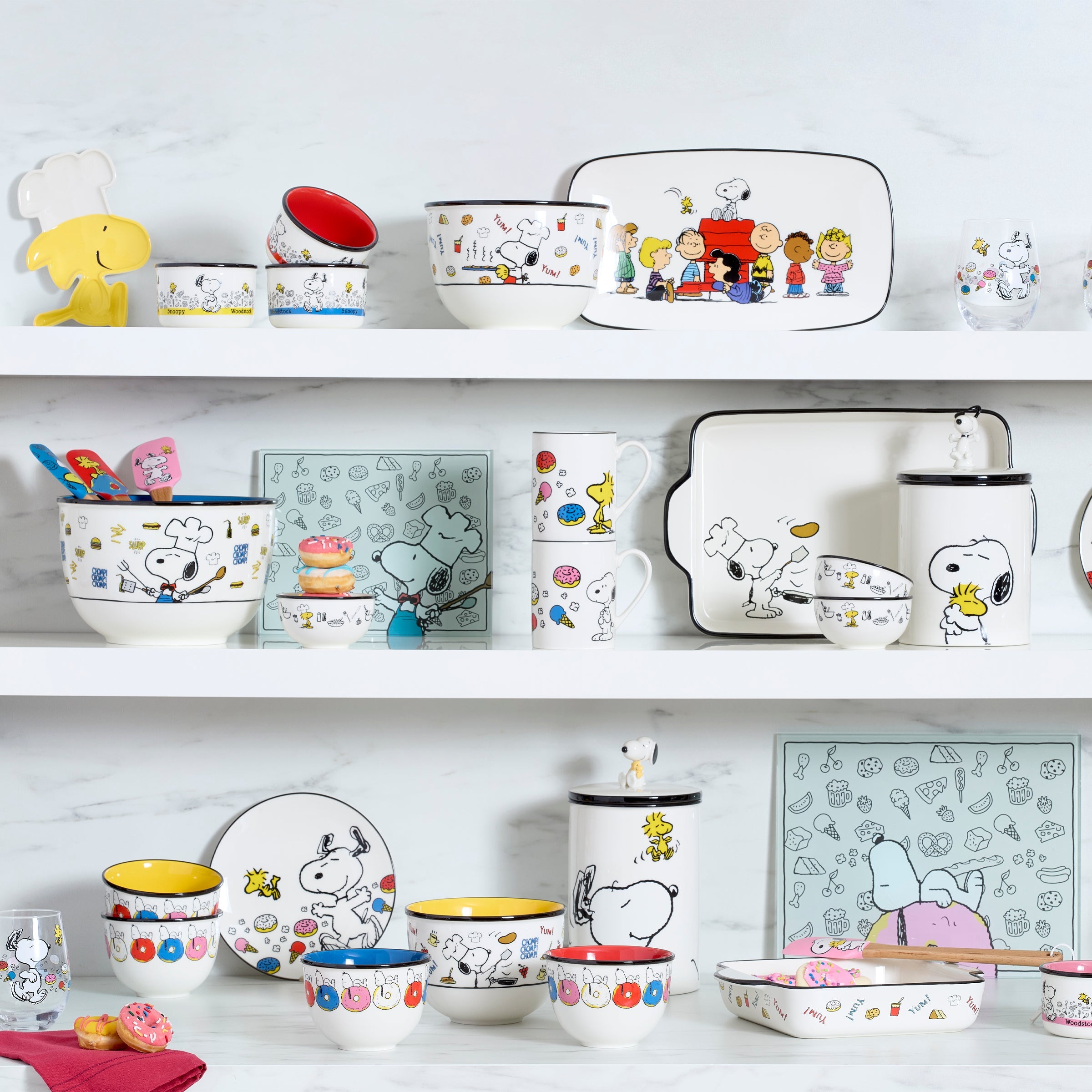 Chef Snoopy Dessert Bowls, Set of 4 - Image 2