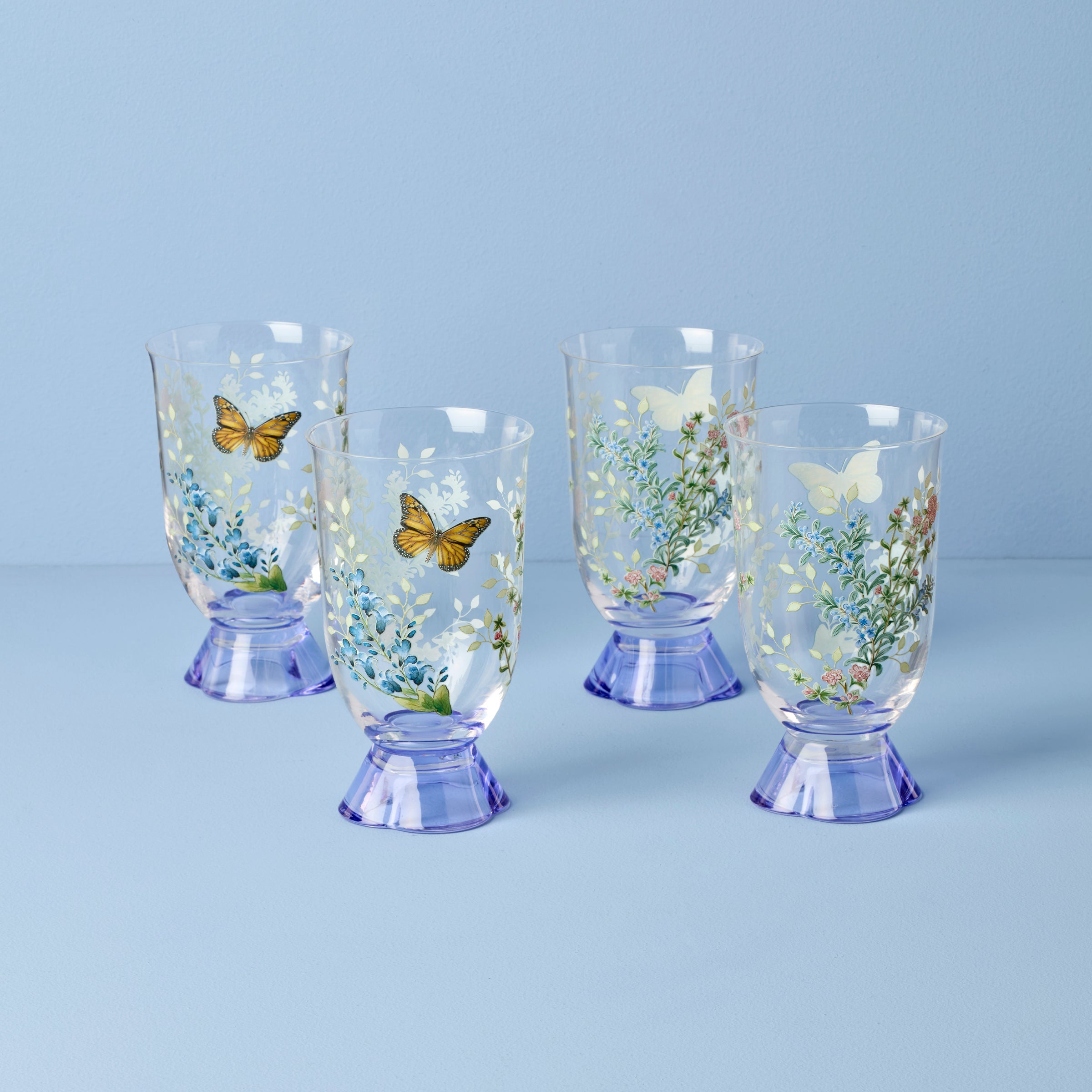 Butterfly Meadow Herbs Tall Tumblers, Set of 4 - Image 2