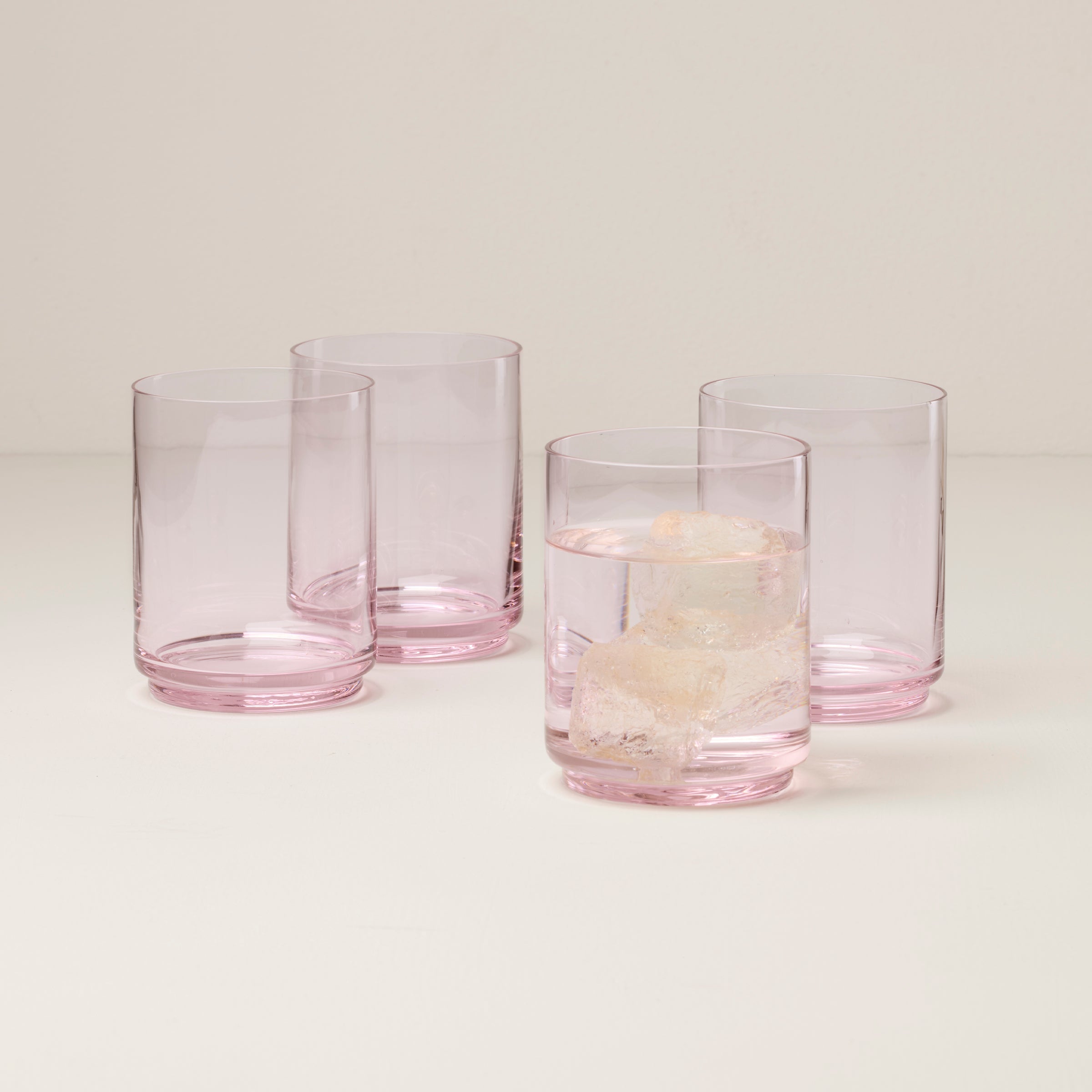 Tuscany Stackable Blush Tall Glasses, Set of 4 - Image 2