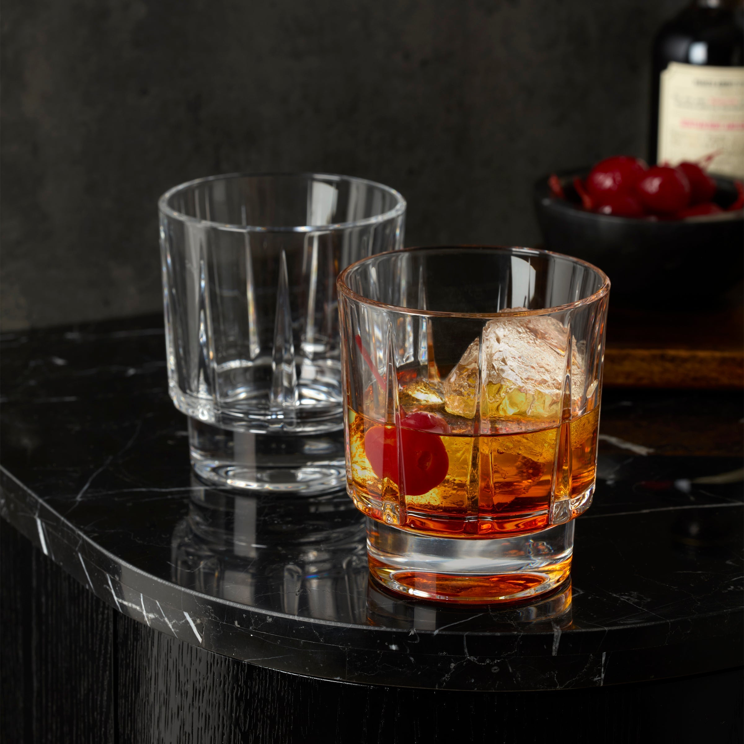Estate Crystal Double Old-Fashioned Glasses, Set of 4 - Image 2