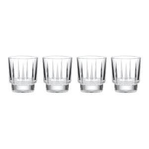 Estate Crystal Double Old-Fashioned Glasses, Set of 4