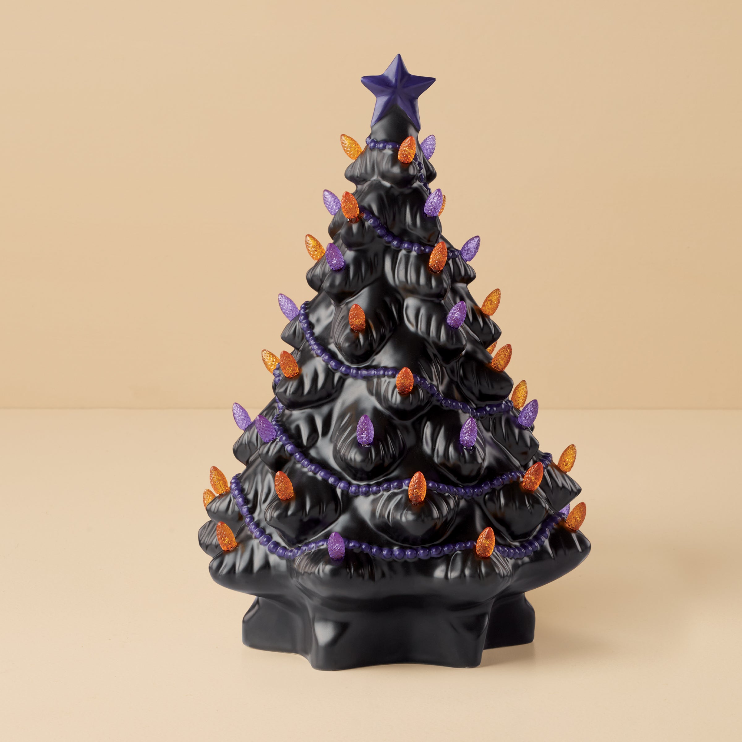 Treasured Traditions Black Lit Tree Figurine - Image 2