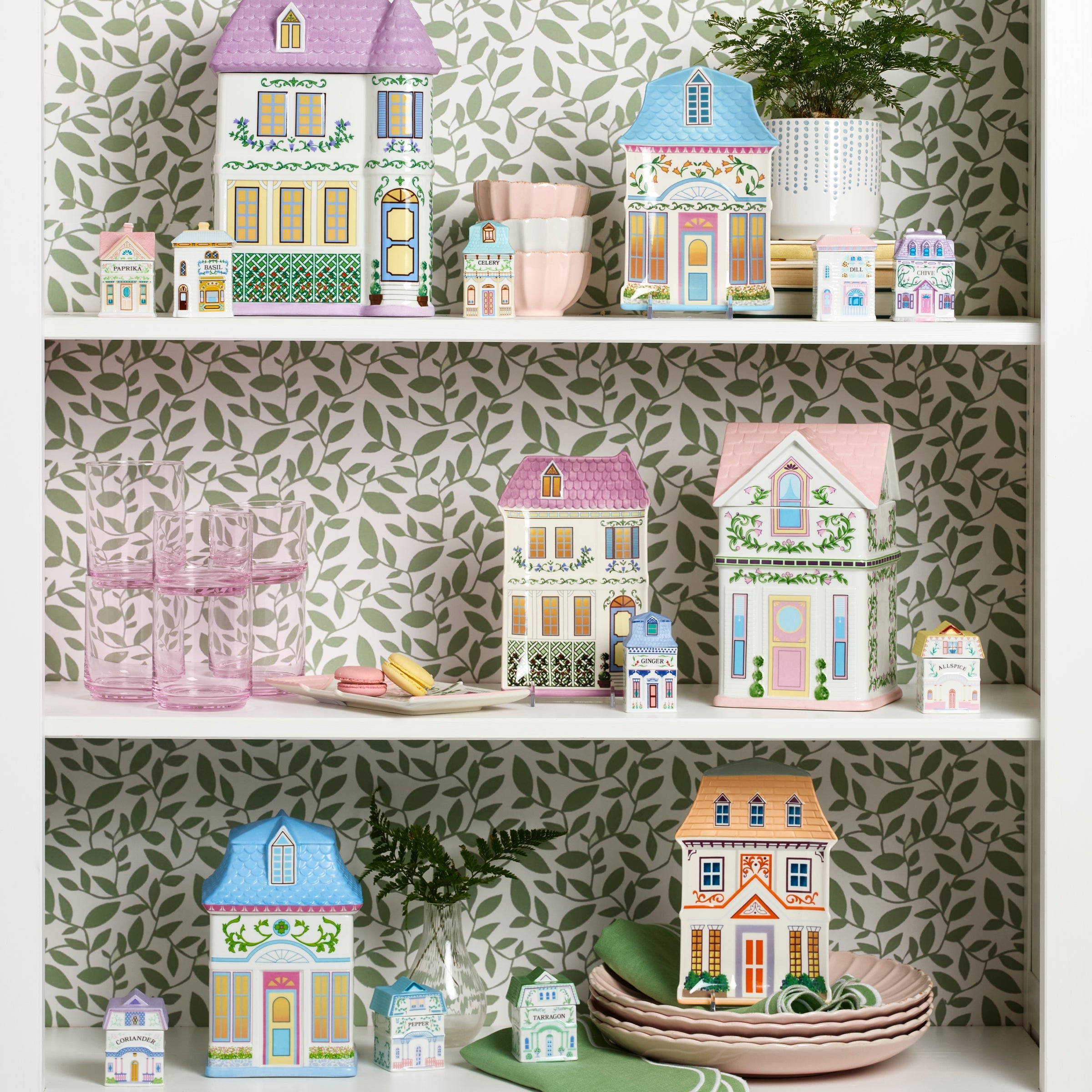 Lenox Spice Village House Accent Plates, Set of 4 - Image 2