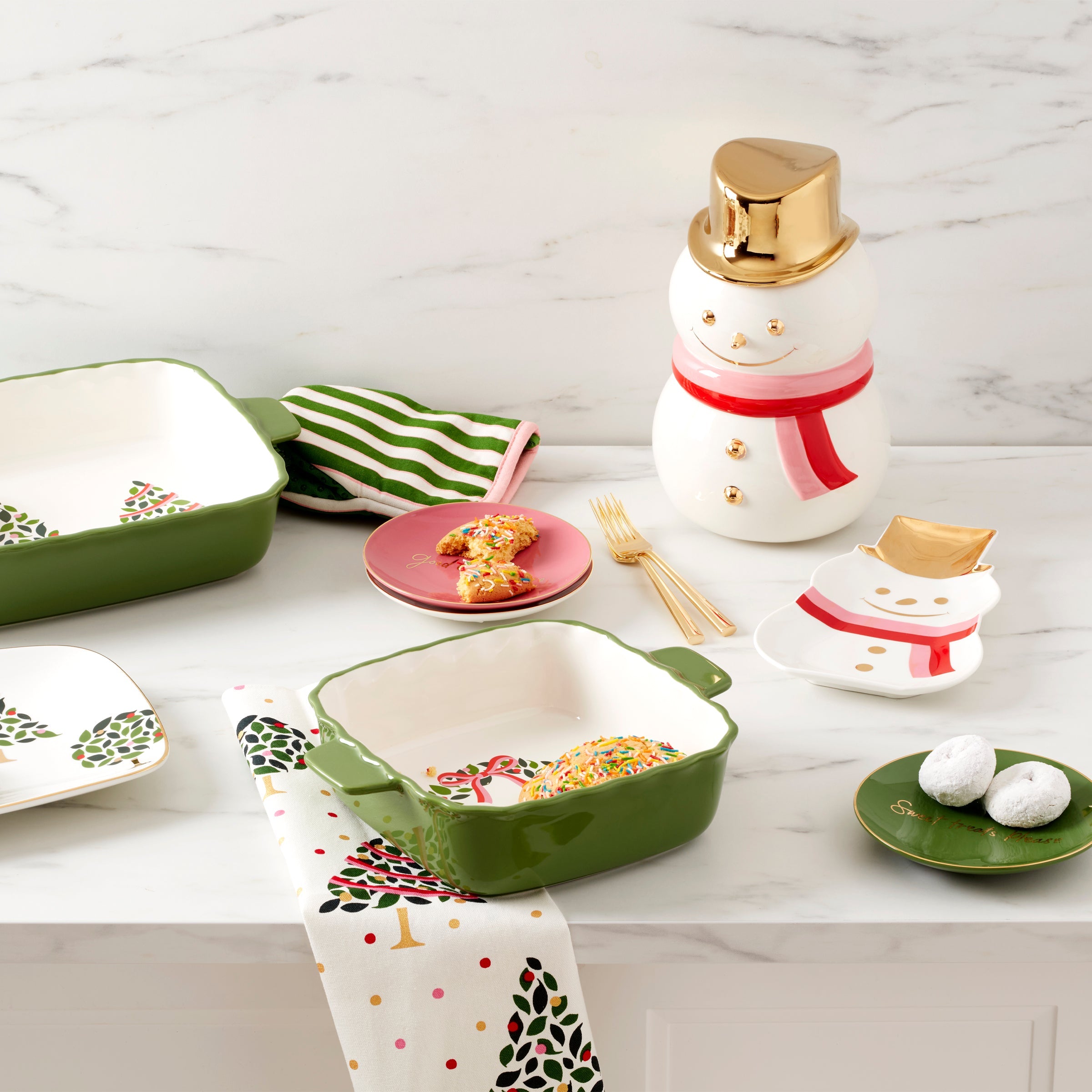 Be Jolly Snowman Candy Dish - Image 4