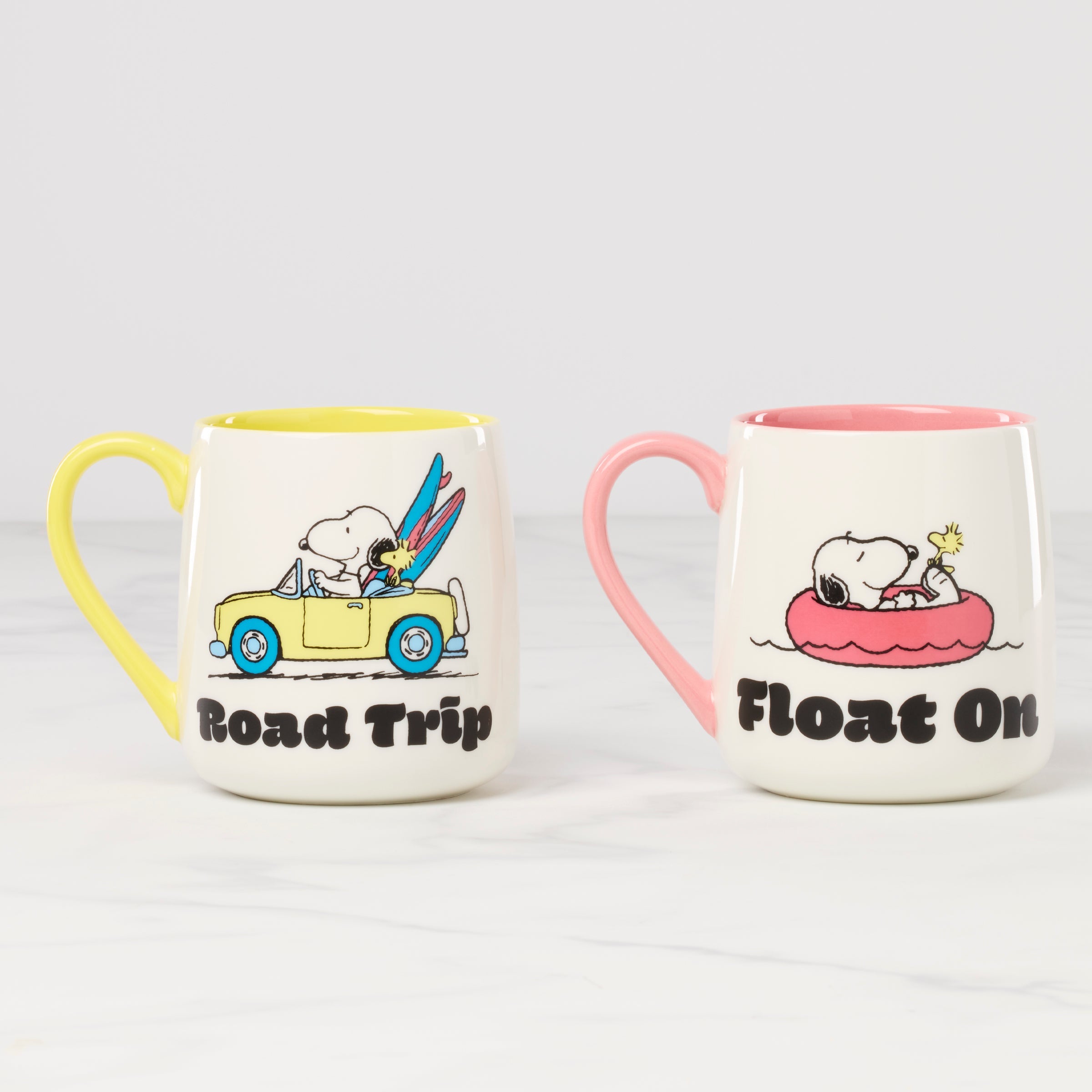 Peanuts Mugs Road Trip-Float On, Set of 2 - Image 2