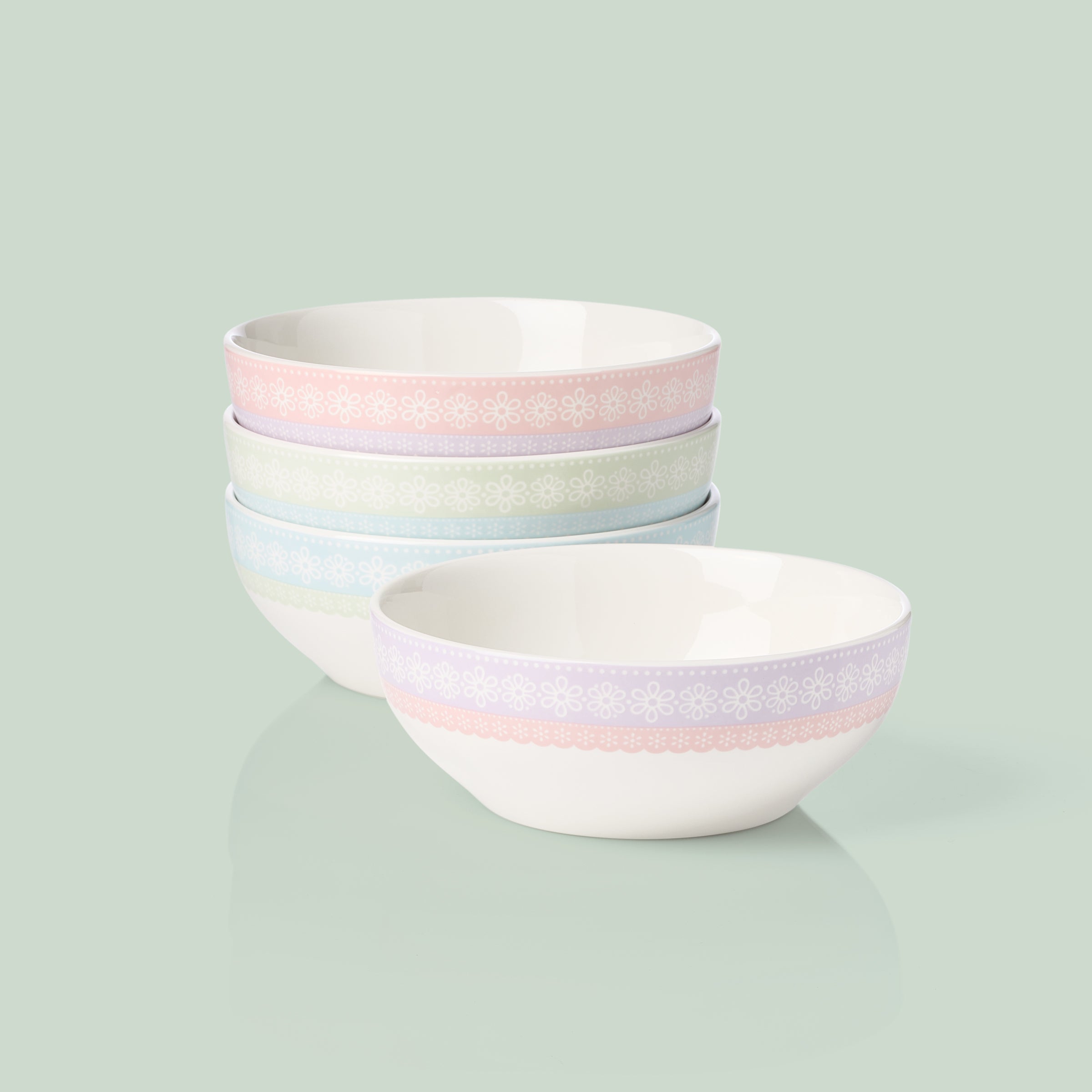 Bunny Hop All-Purpose Bowls, Set of 4 - Image 2