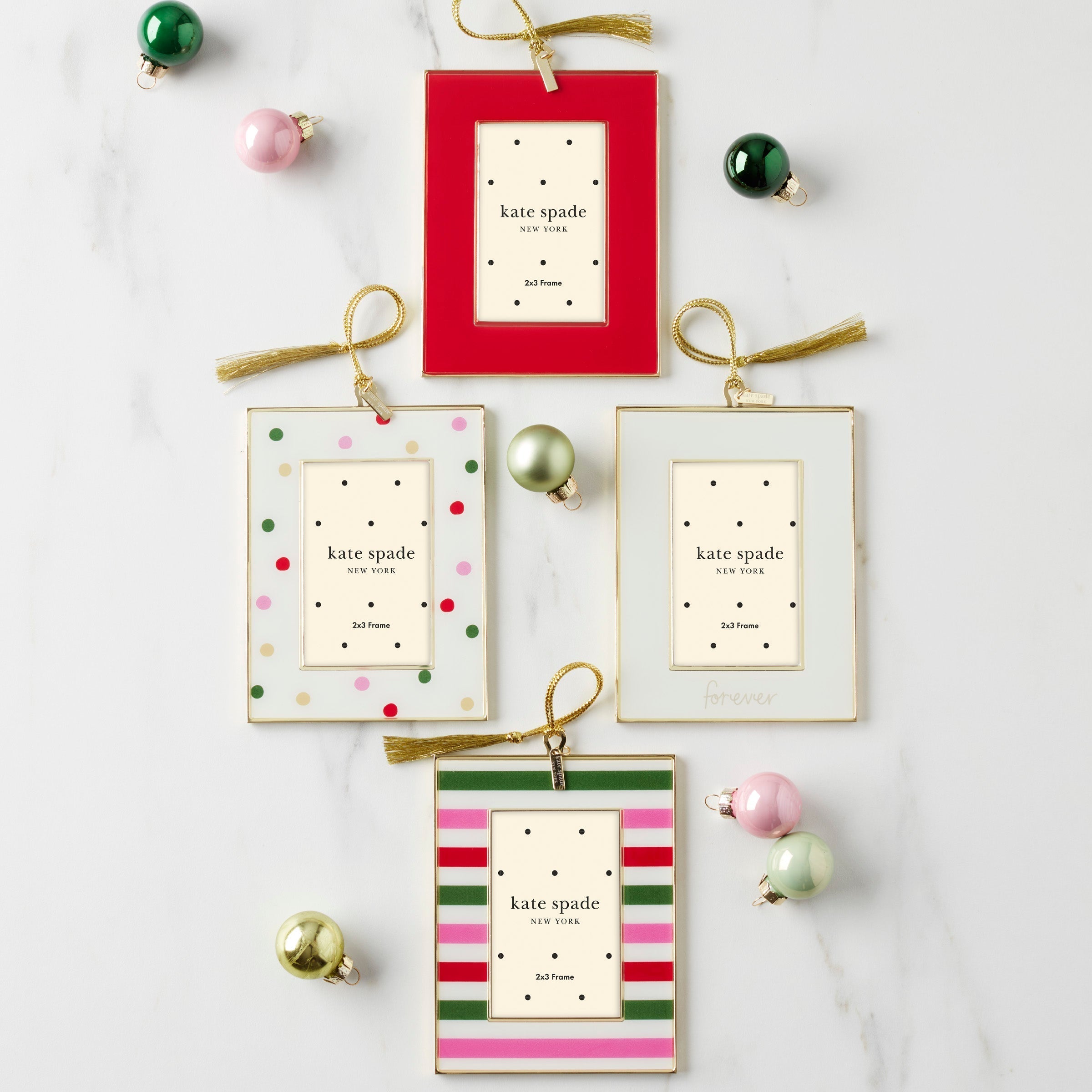 Be Jolly Dot Mini Photo Frame Ornament - Image 3