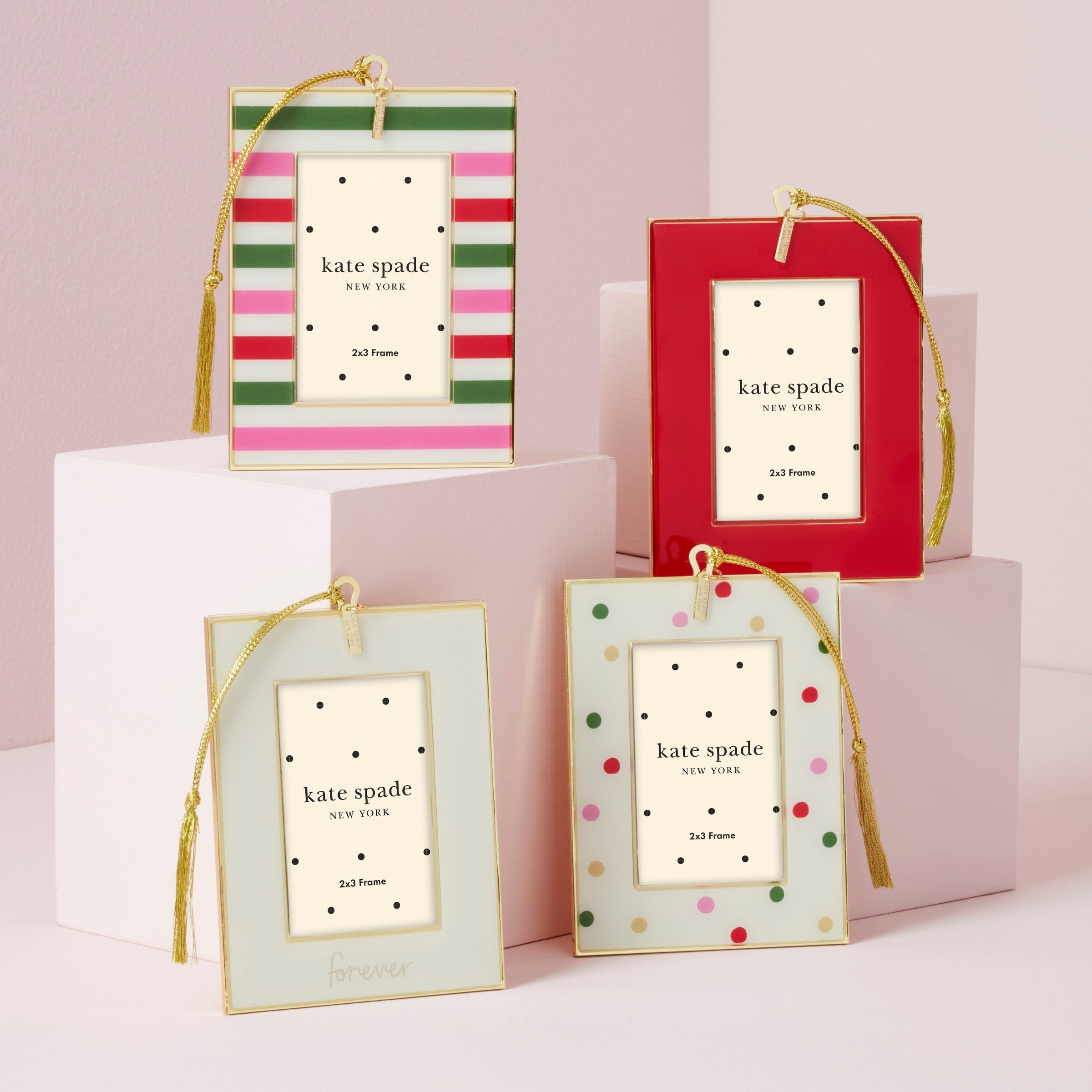 Be Jolly Dot Mini Photo Frame Ornament - Image 2