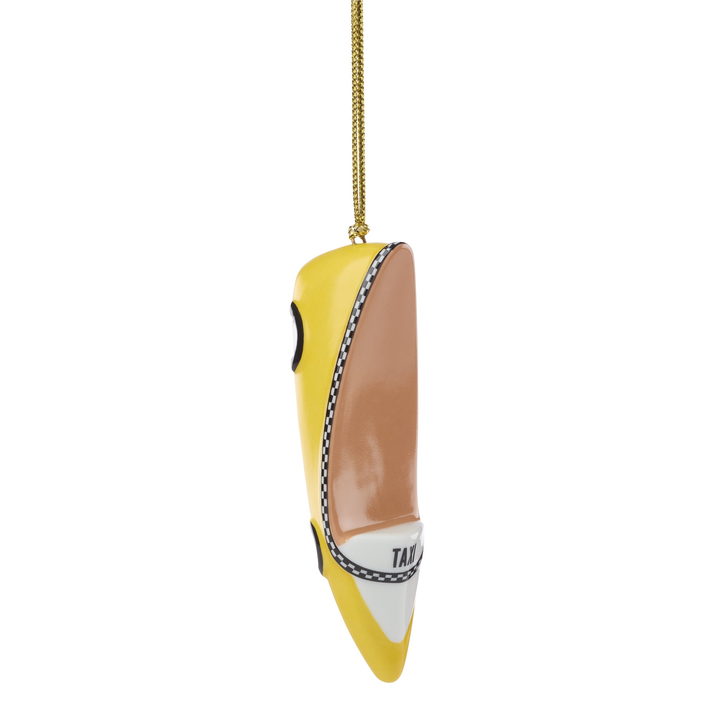 Be Jolly Taxi Shoe Ornament - Image 7