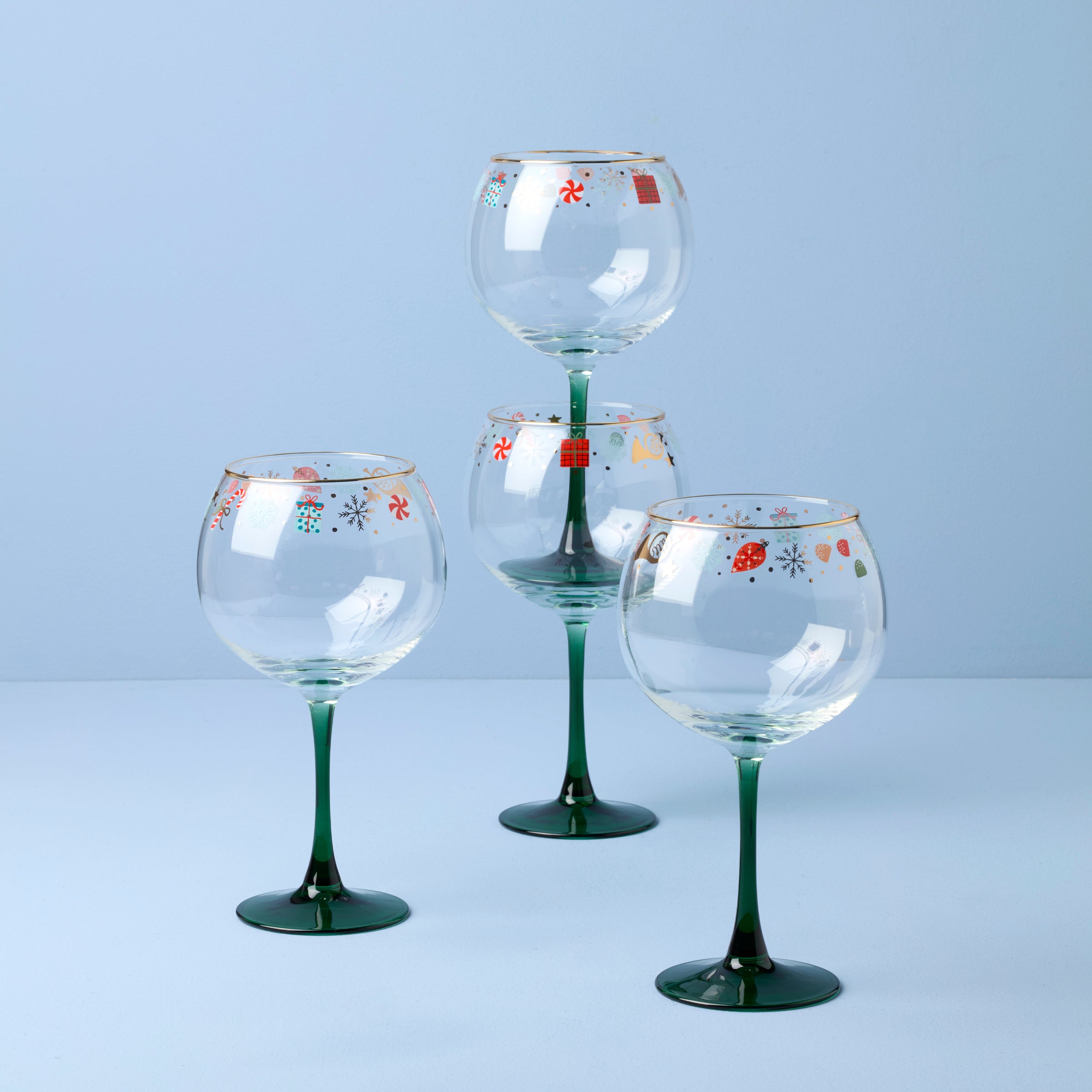 Nutcracker Ballet Balloon Wine Glasses, Set of 4 - Image 2