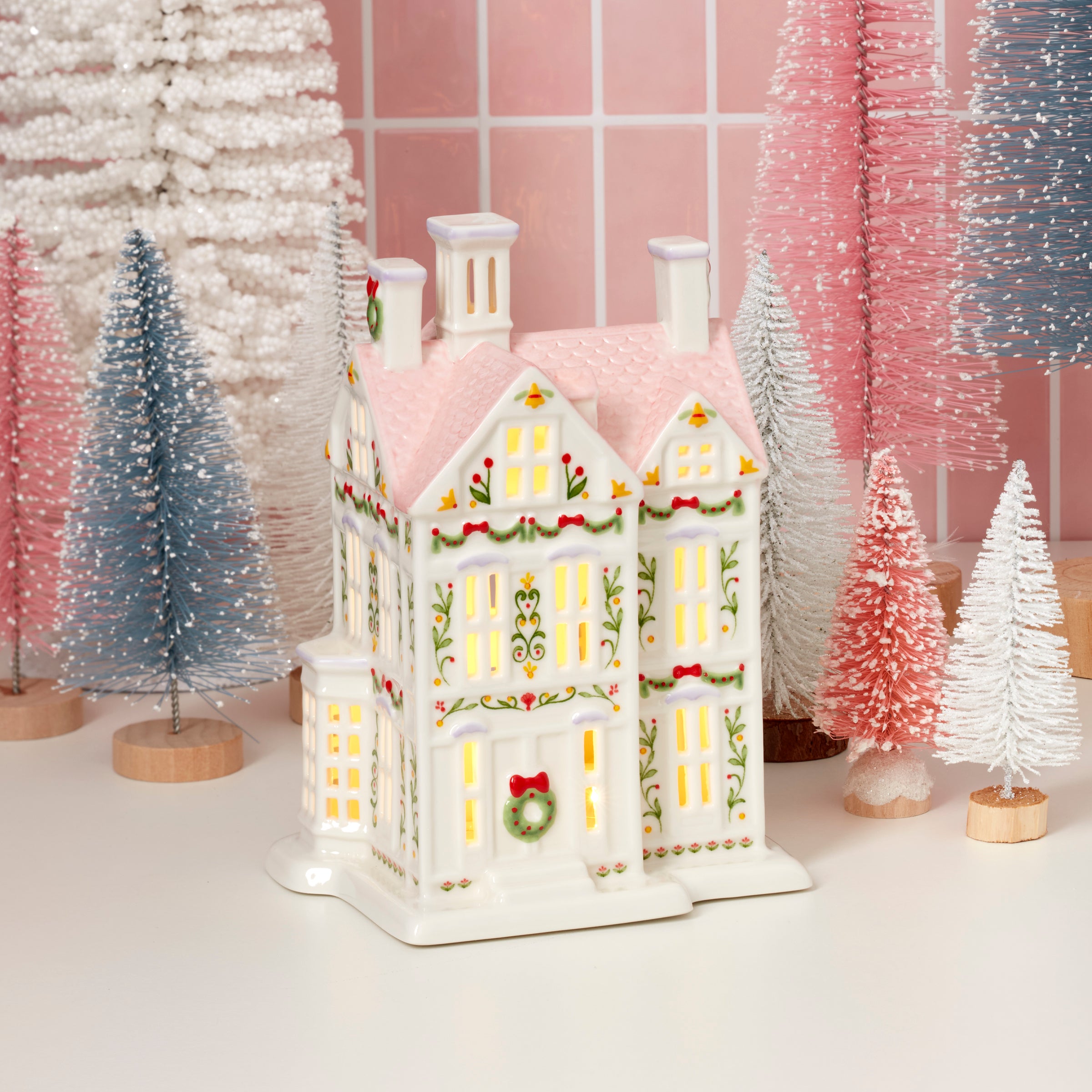 Lenox Holiday Village Lit Christmas House Figurine - Image 5