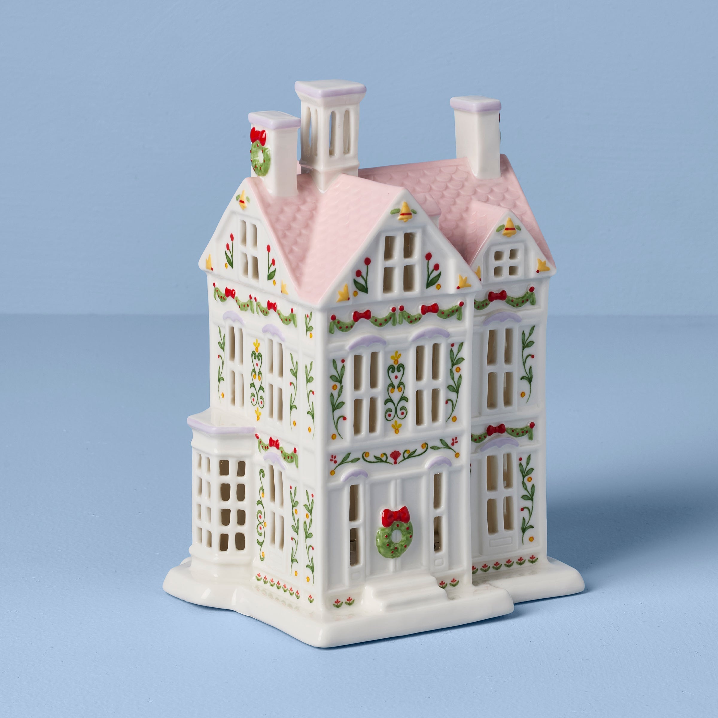 Lenox Holiday Village Lit Christmas House Figurine - Image 3