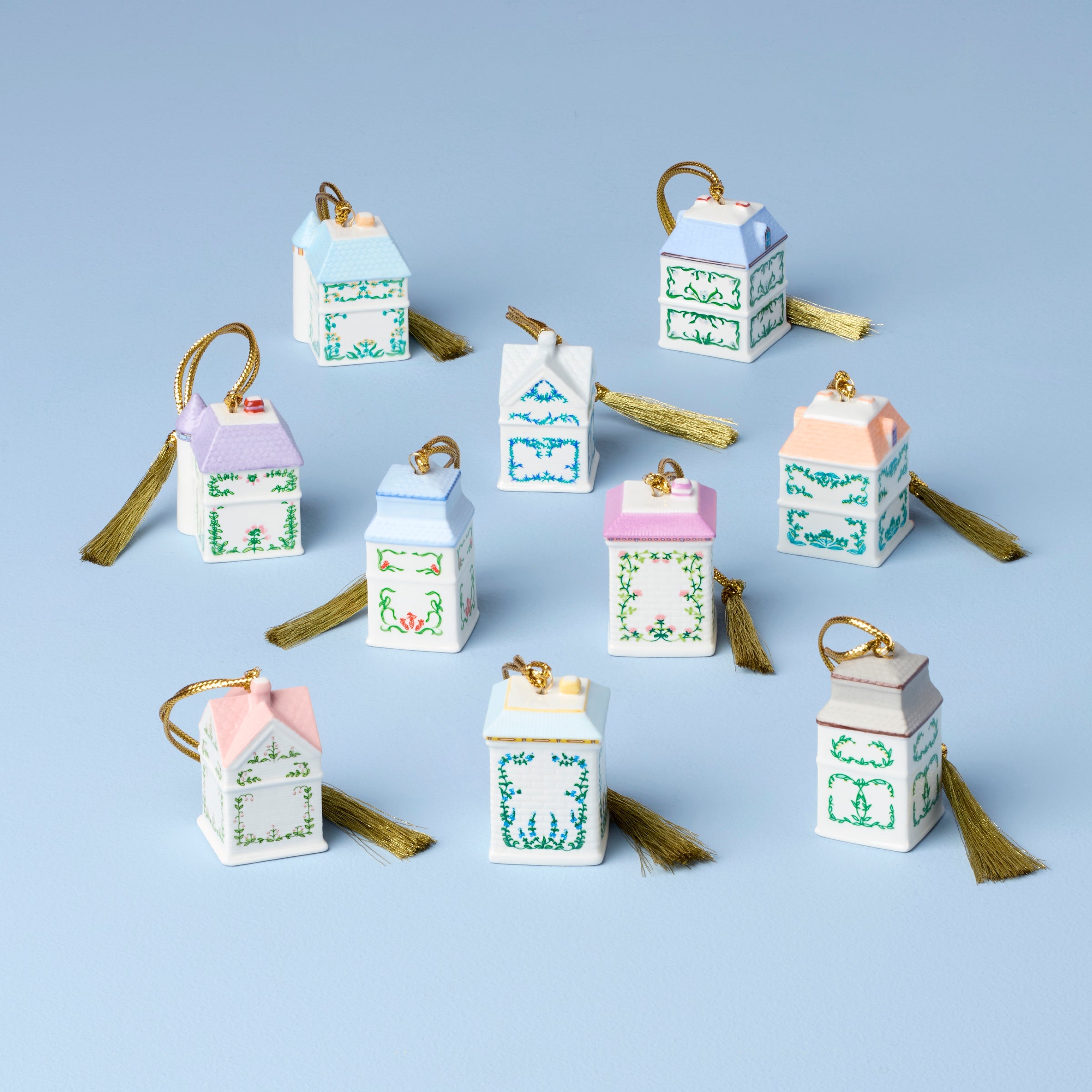 Lenox Spice Village 10-Piece Mini Ornament Set - Image 3