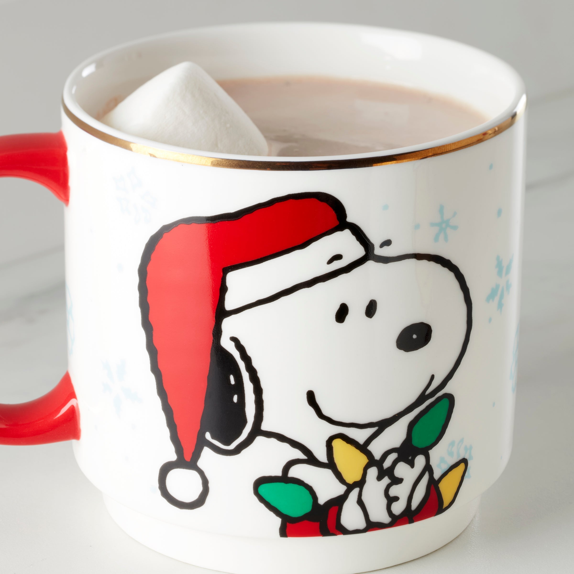 Snoopy Christmas Stacking Mugs, Set of 4 - Image 4