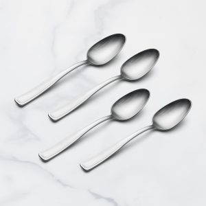 Reid Satin Dinner Spoons, Set of 4