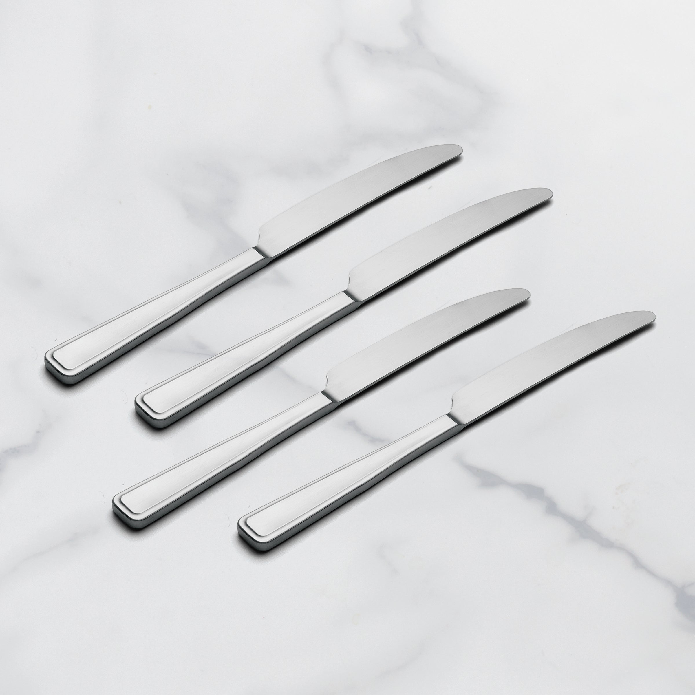 Reid Satin Dinner Knives, Set of 4