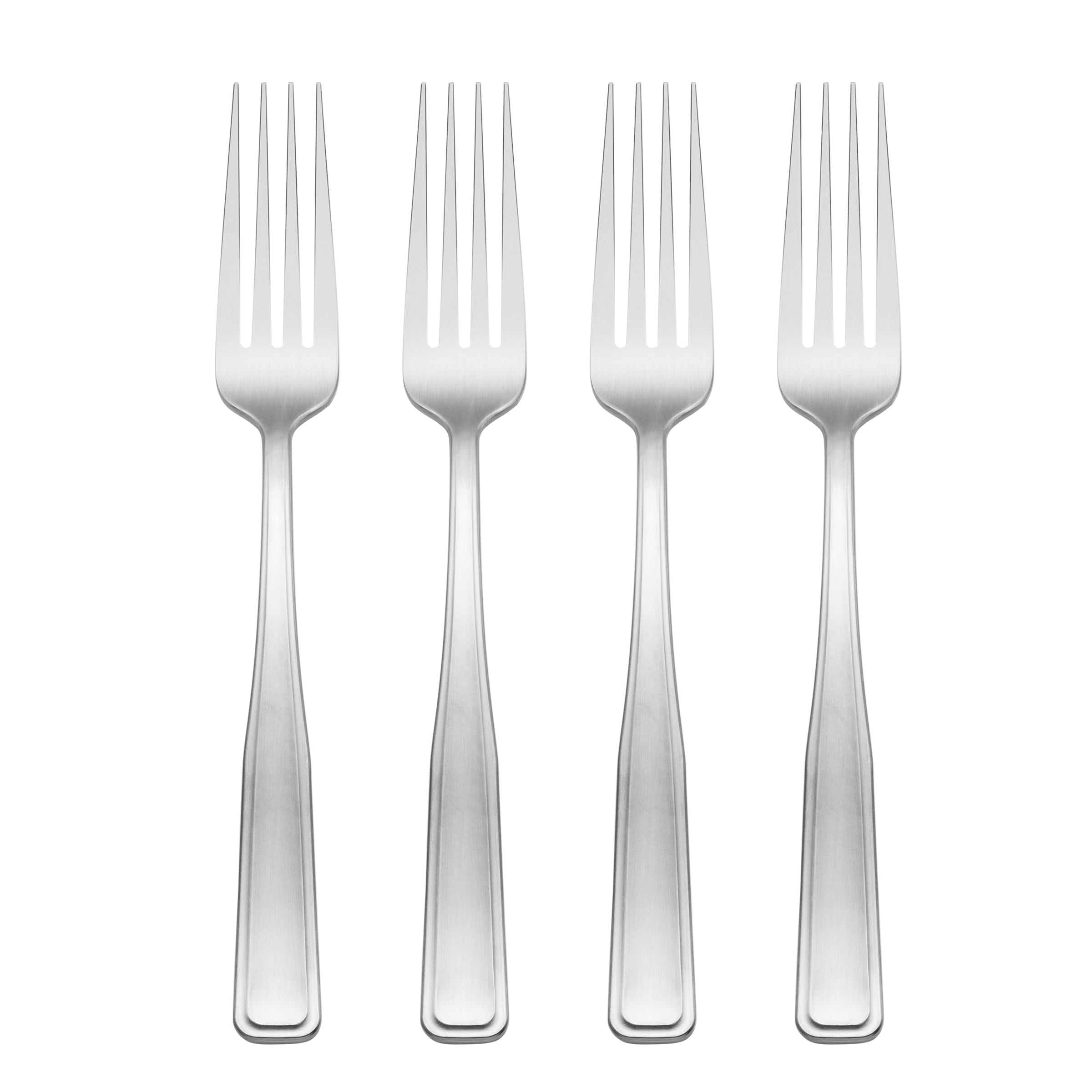 Reid Satin Dinner Forks, Set of 4 - Image 3