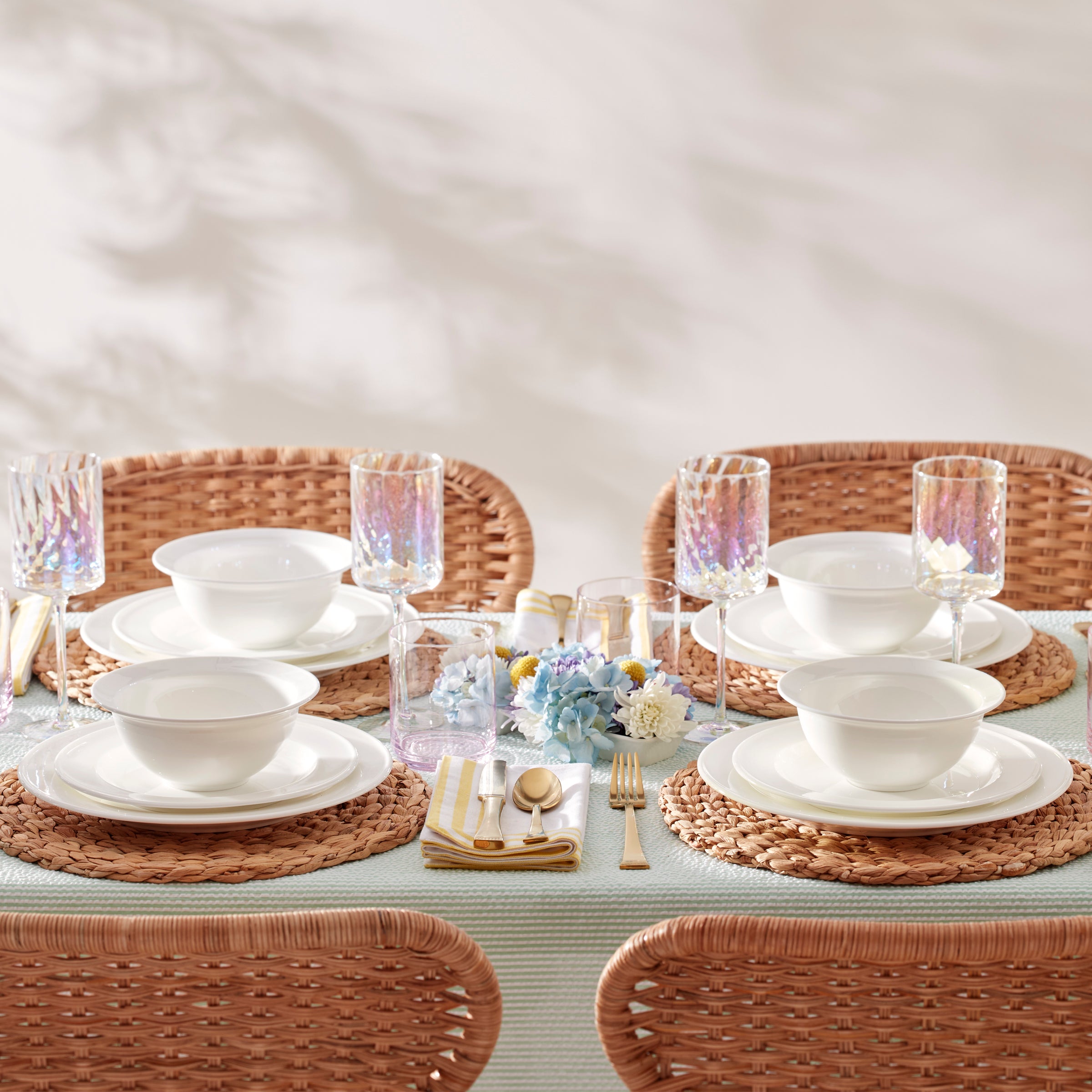 Tuscany Stackable Blush Tall Glasses, Set of 4 - Image 5