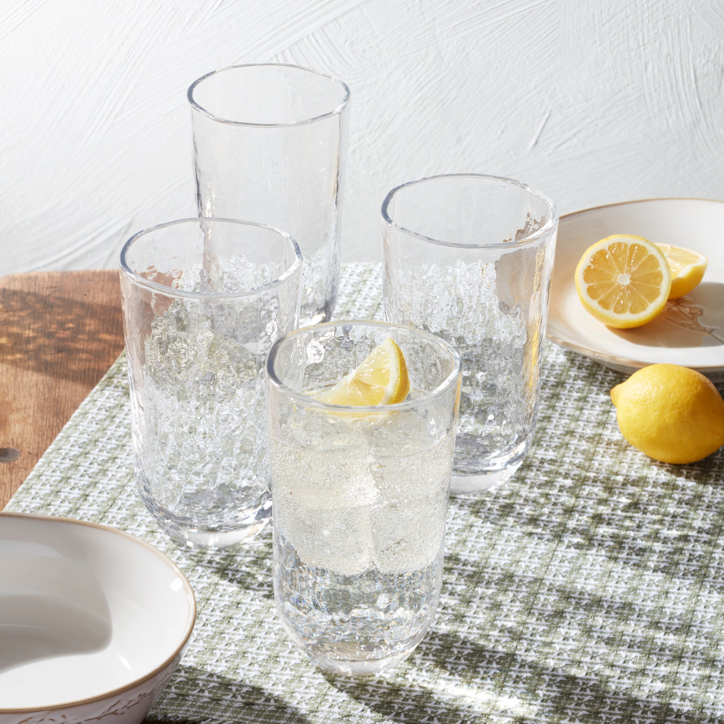 Homespun Clear Tall Tumbler - Set Of 4 - Image 4