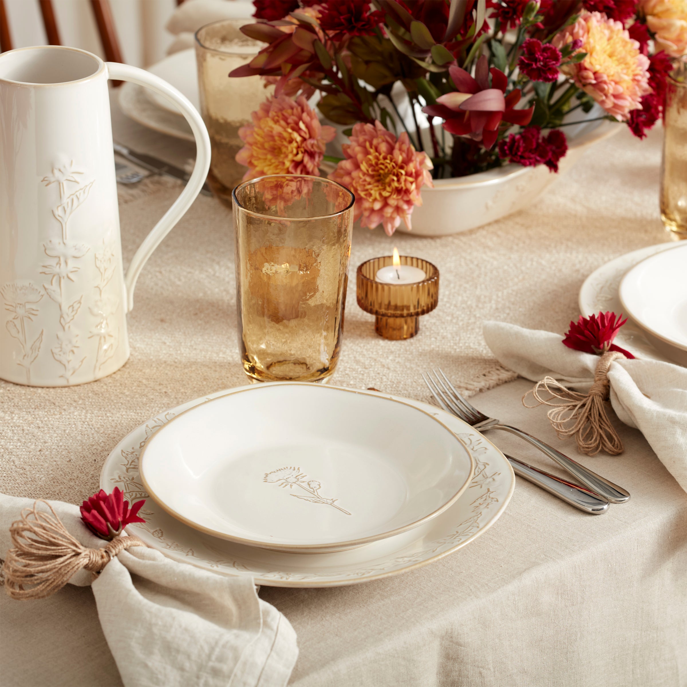 Homespun Amber Tall Tumbler - Set Of 4 - Image 3