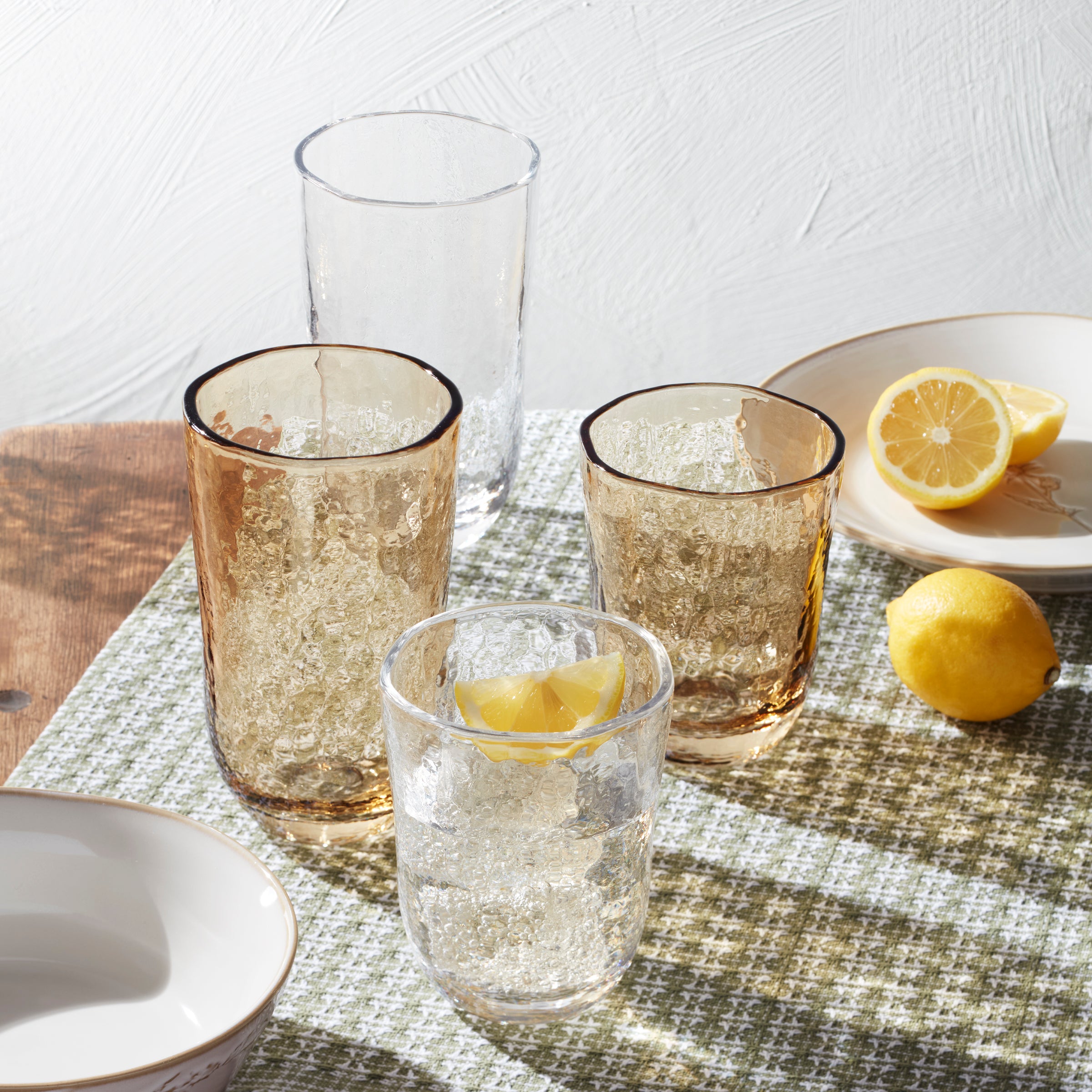 Homespun Clear Tall Tumbler - Set Of 4 - Image 3