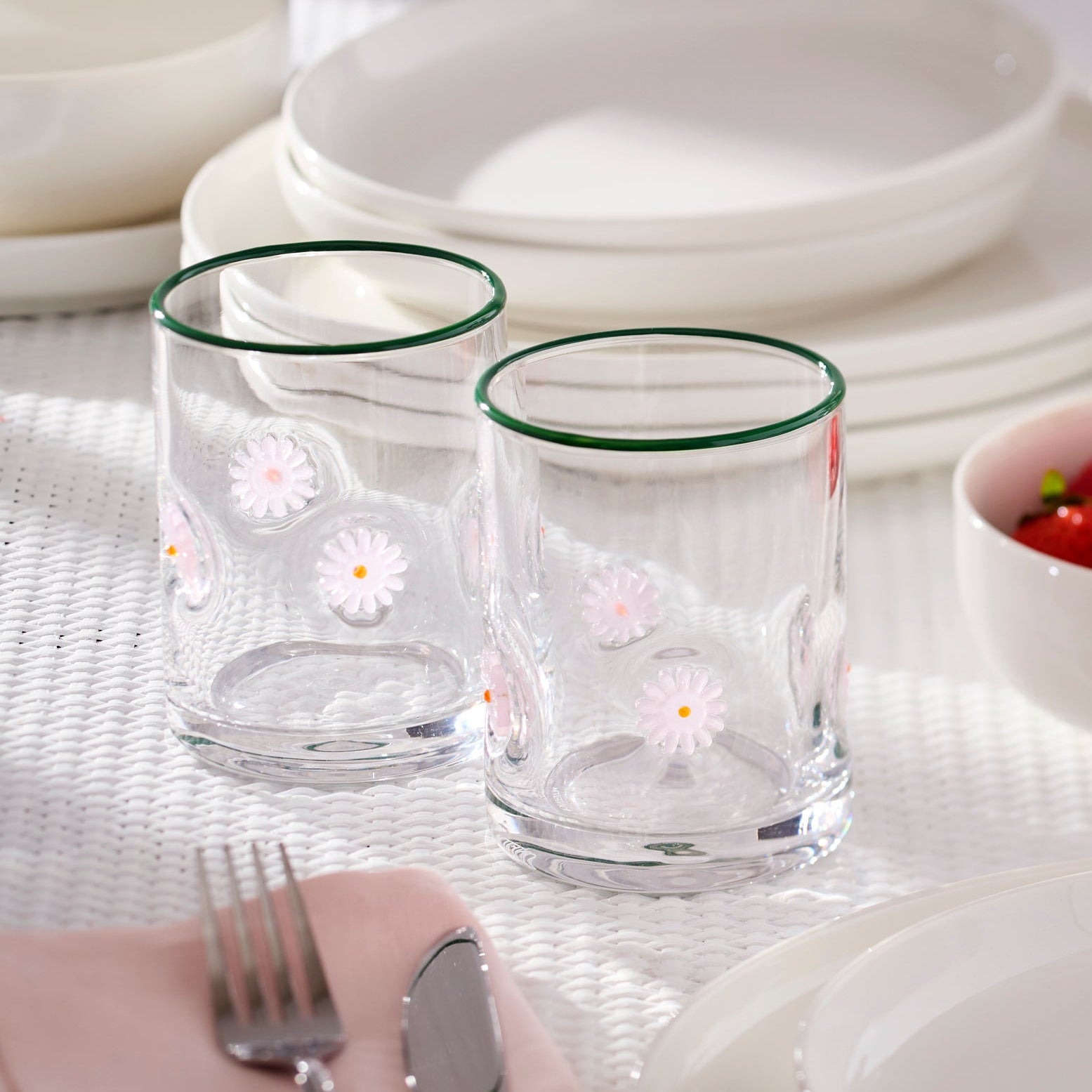 24 Seven Flower Tumbler, Set of 2 - Image 2