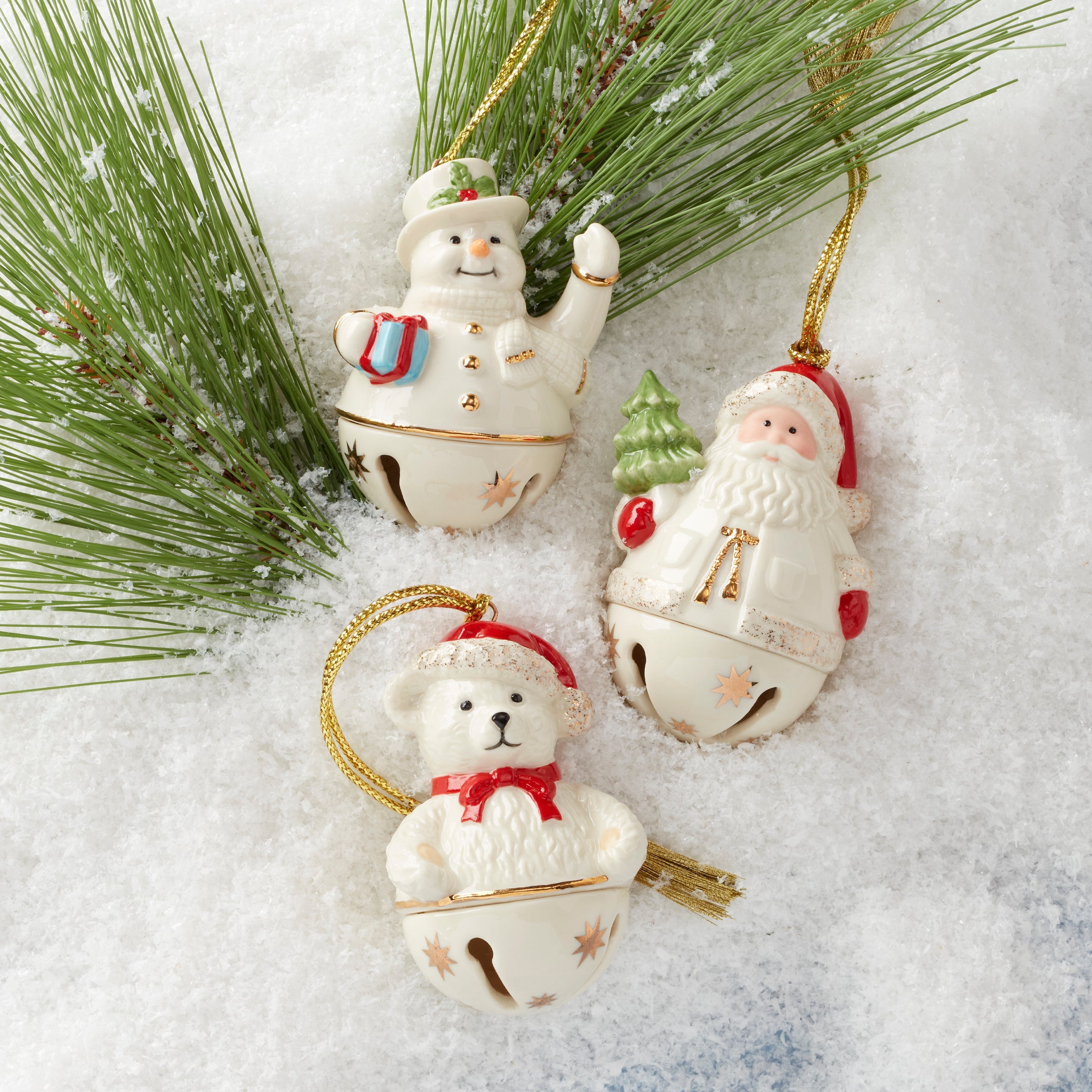Jingle Bells 3-Piece Ornament Set - Image 3