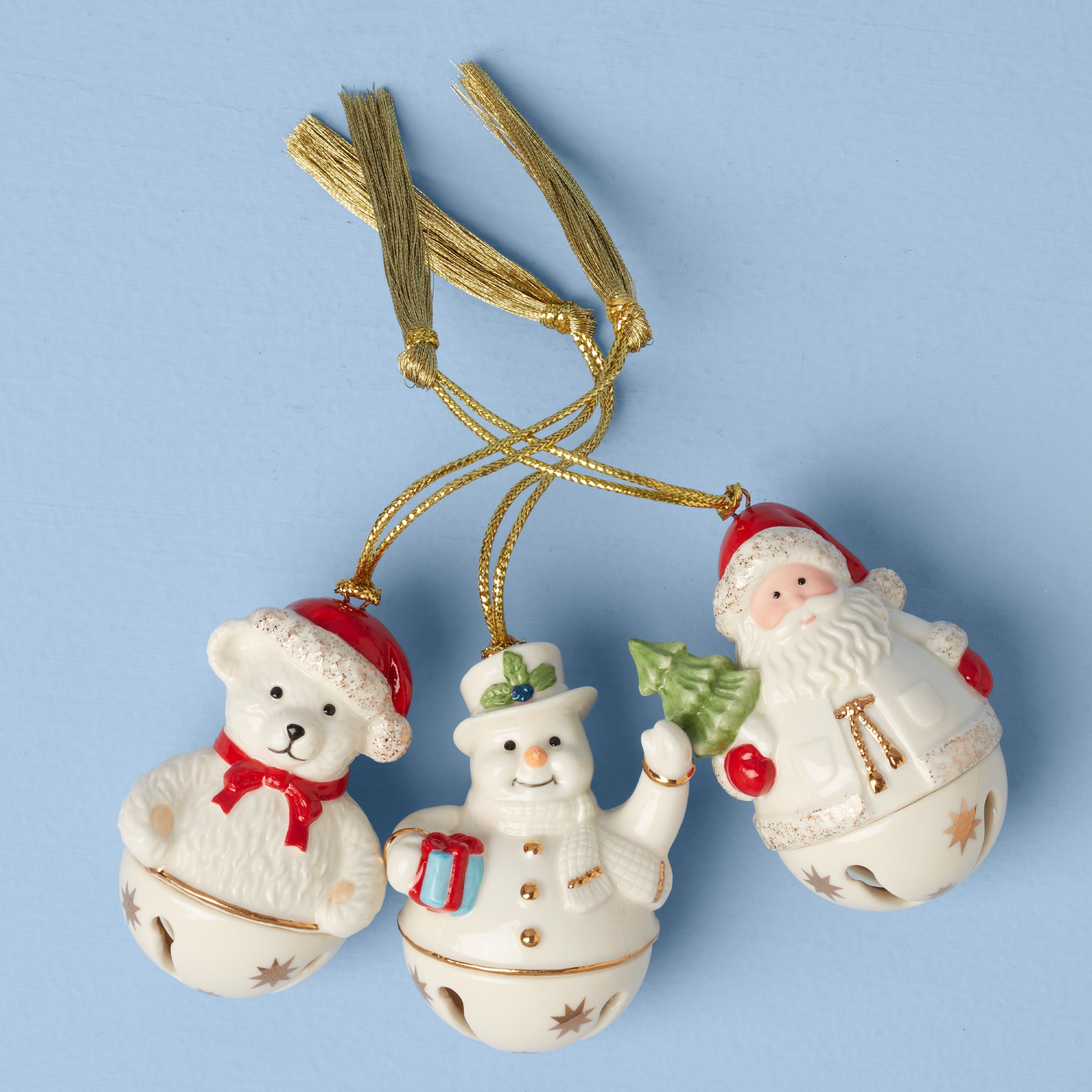 Jingle Bells 3-Piece Ornament Set - Image 2