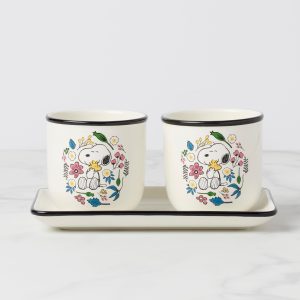 Chef Snoopy Herb Pots, Set Of 3