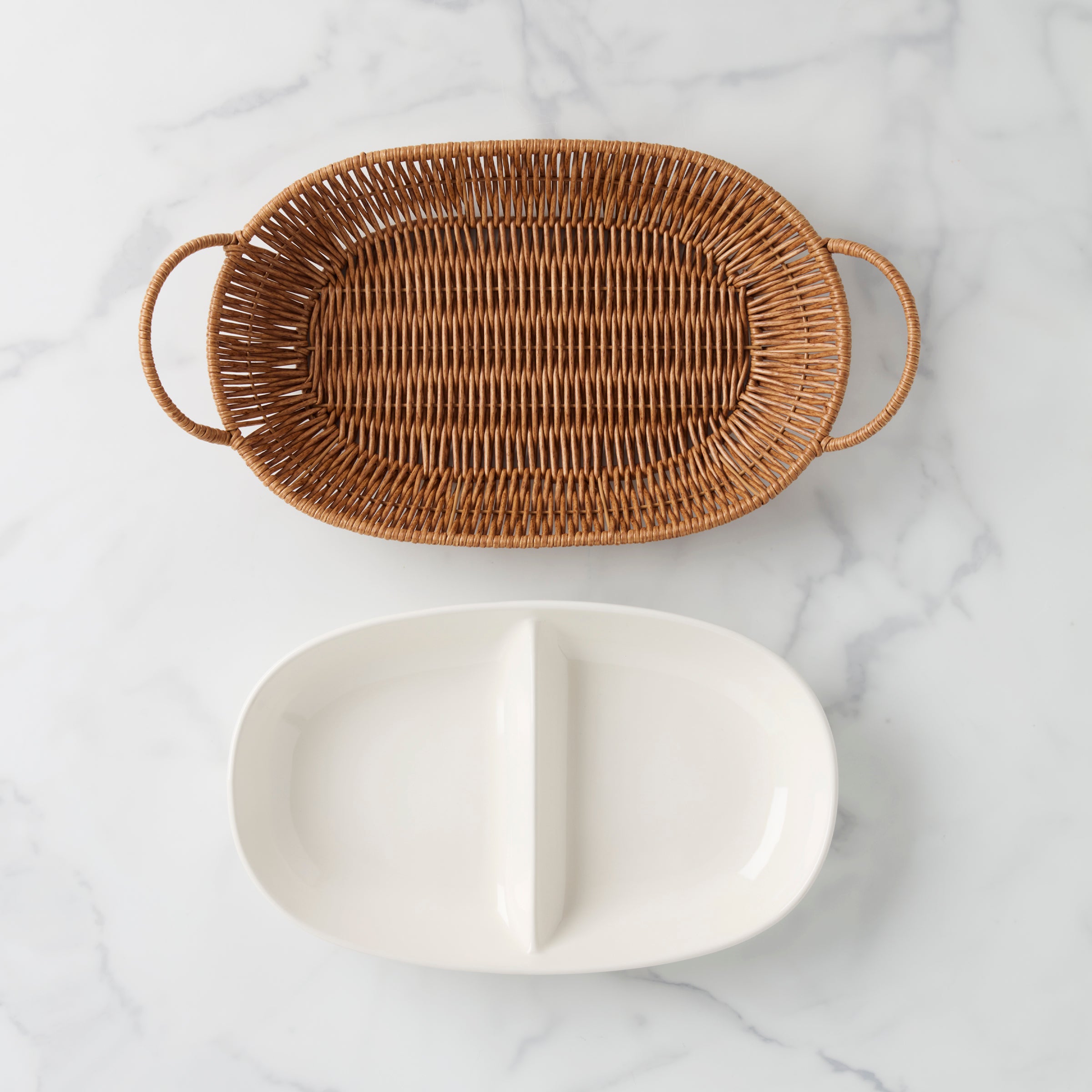 Willow & White, Divided Server with Tray - Image 3
