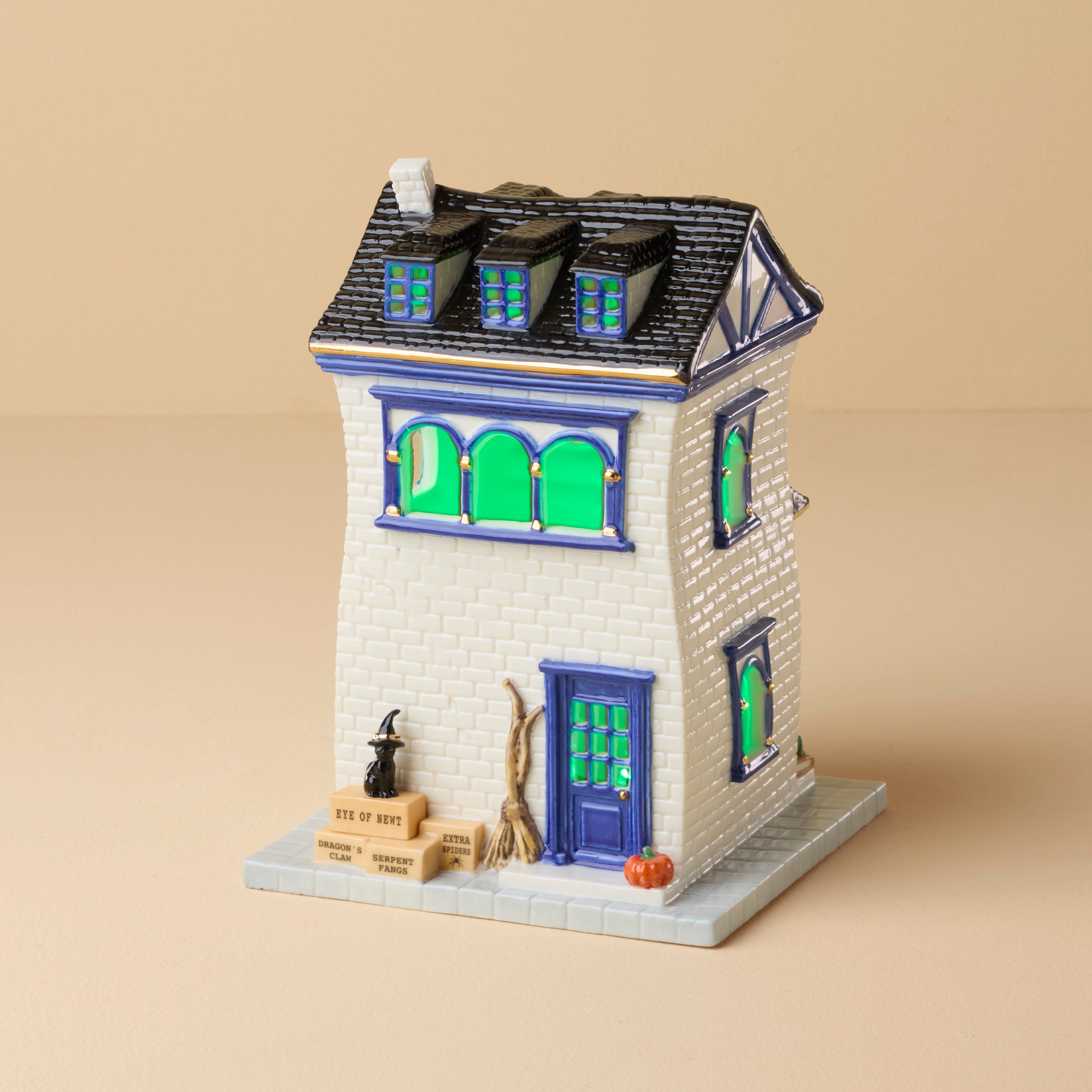 Vintage Halloween Apothecary Potion Shop Lit Figurine - Image 2