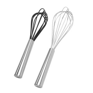 Oneida Kitchen Silicone & Stainless Steel Whisks, Set of 2