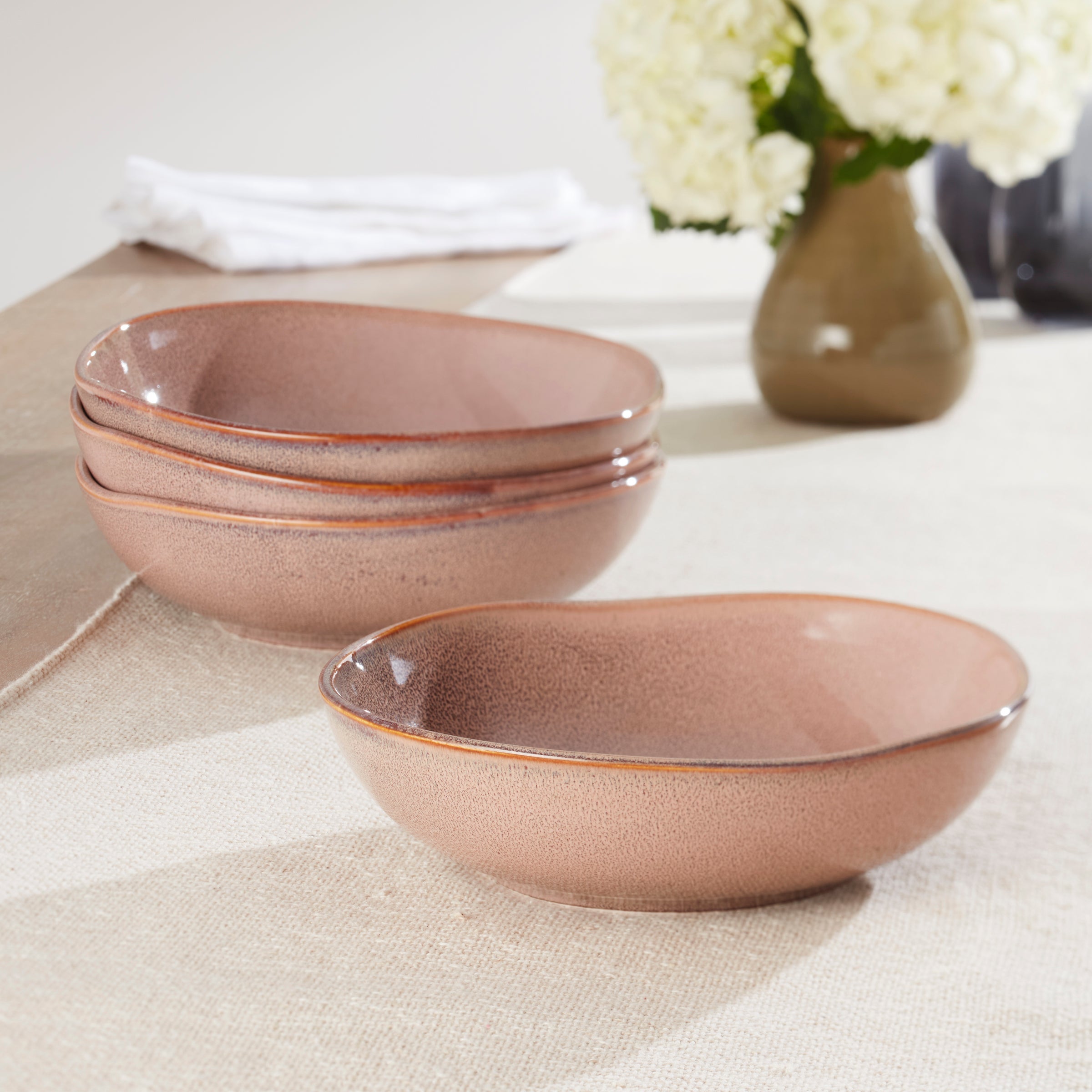 Organic Shades Clay Pasta Bowls, Set of 4 - Image 8