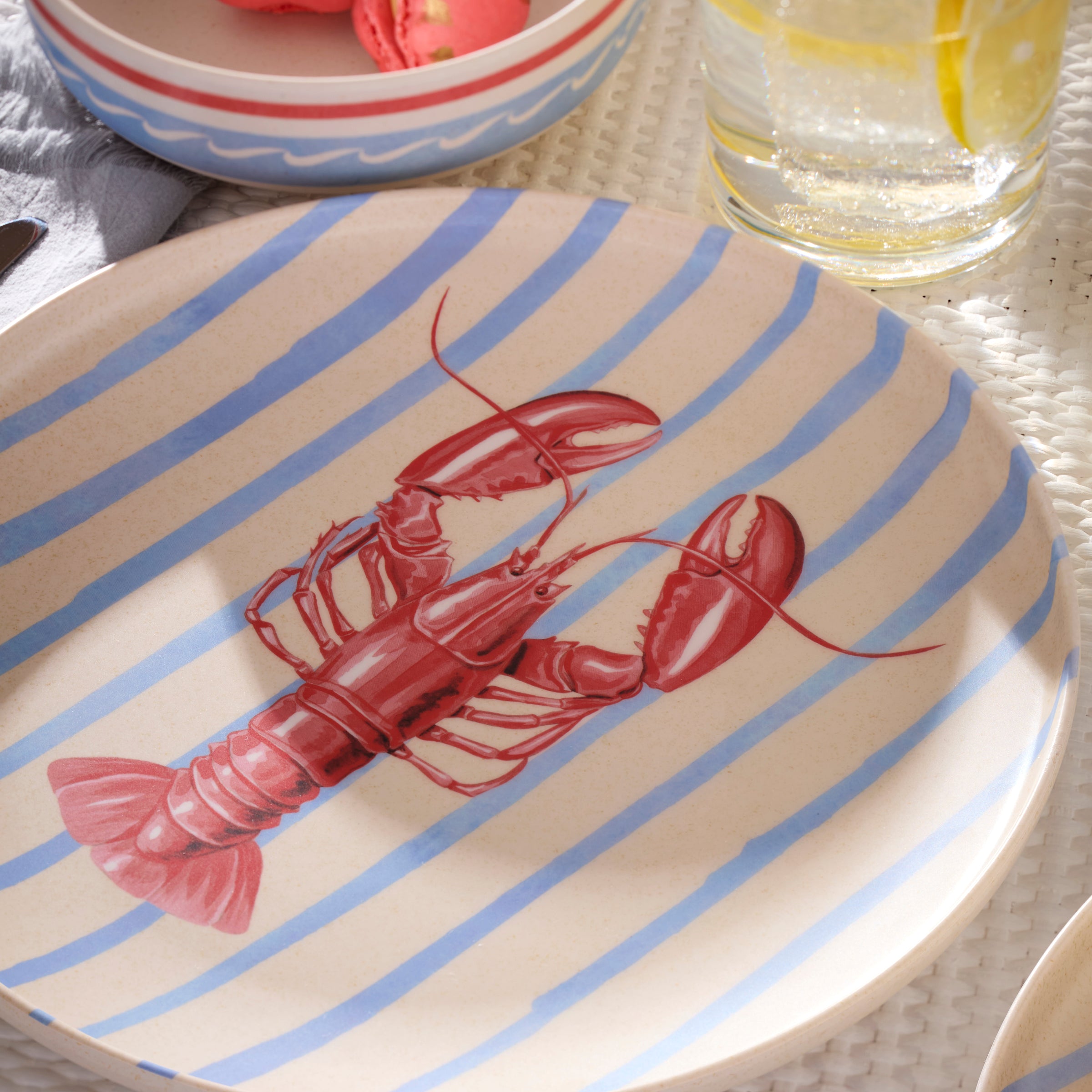 24 Seven Melamine, Wharfside 12-Piece Dinnerware Set - Image 3