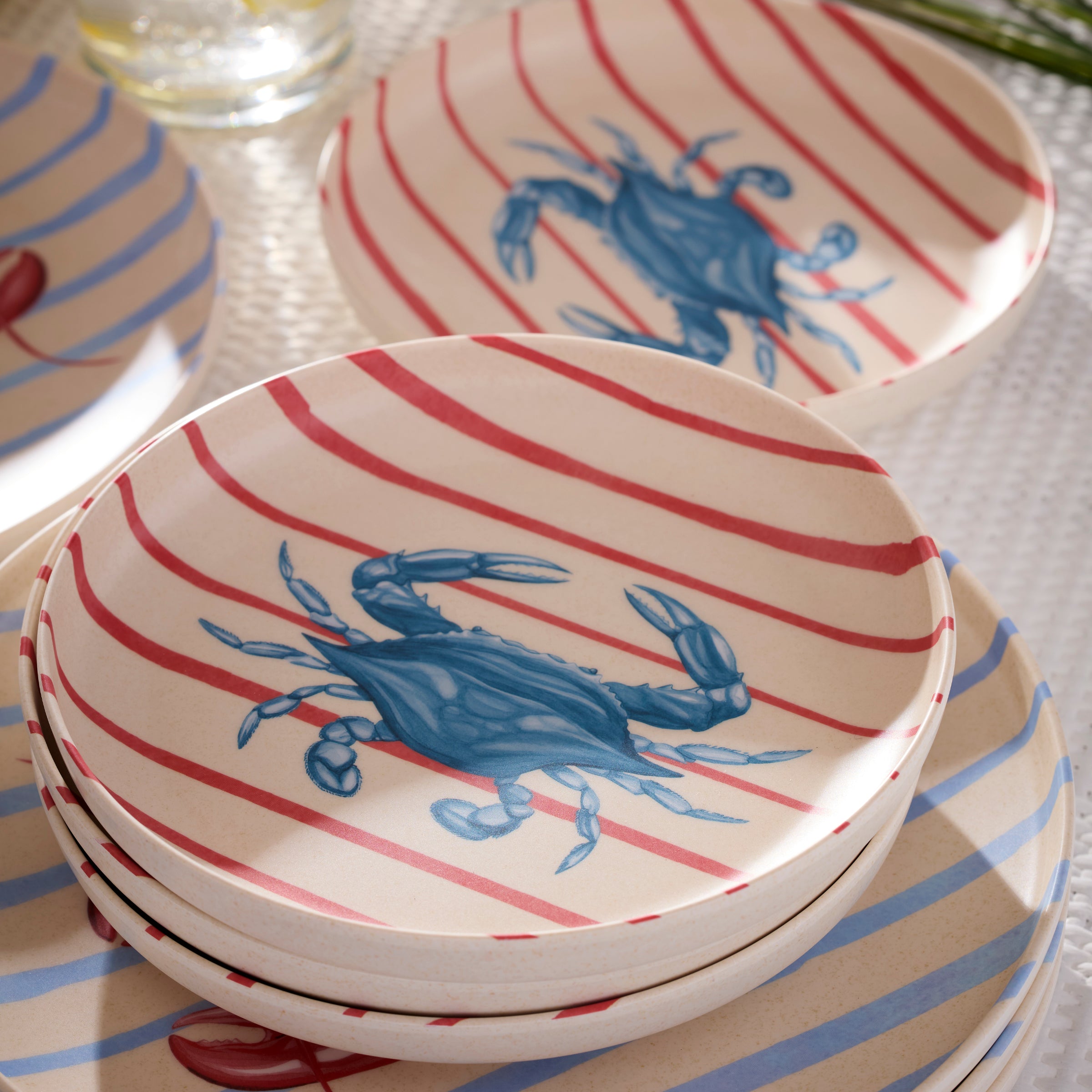 24 Seven Melamine Wharfside 24-Piece Dinnerware Set - Image 4