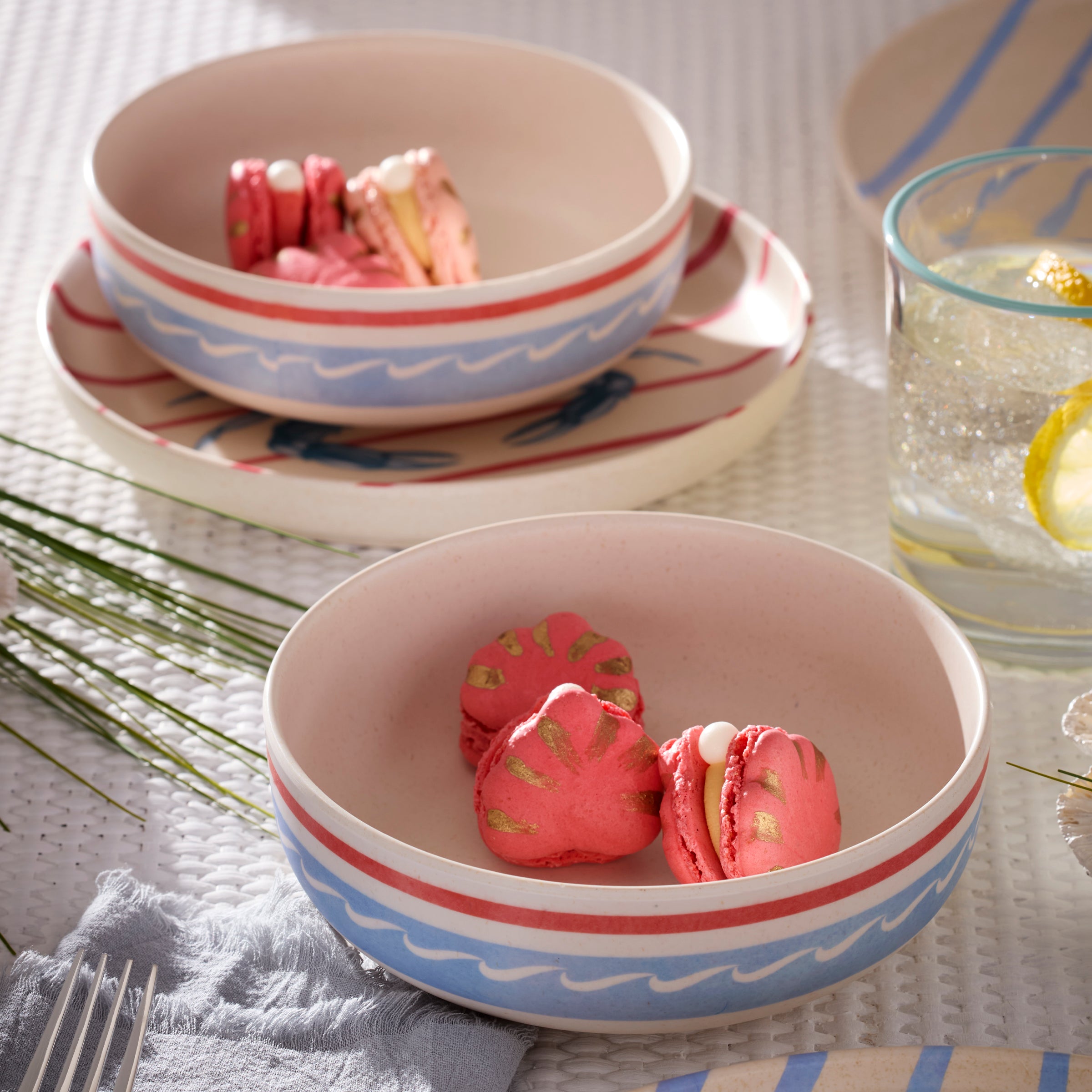 24 Seven Melamine, Wharfside 12-Piece Dinnerware Set - Image 5