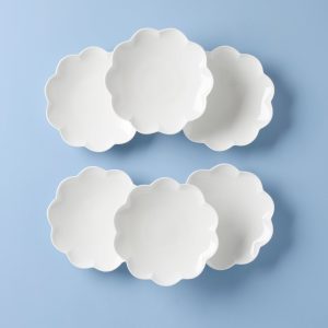 Studio 1414 Scallop Accent Plates, Set of 6