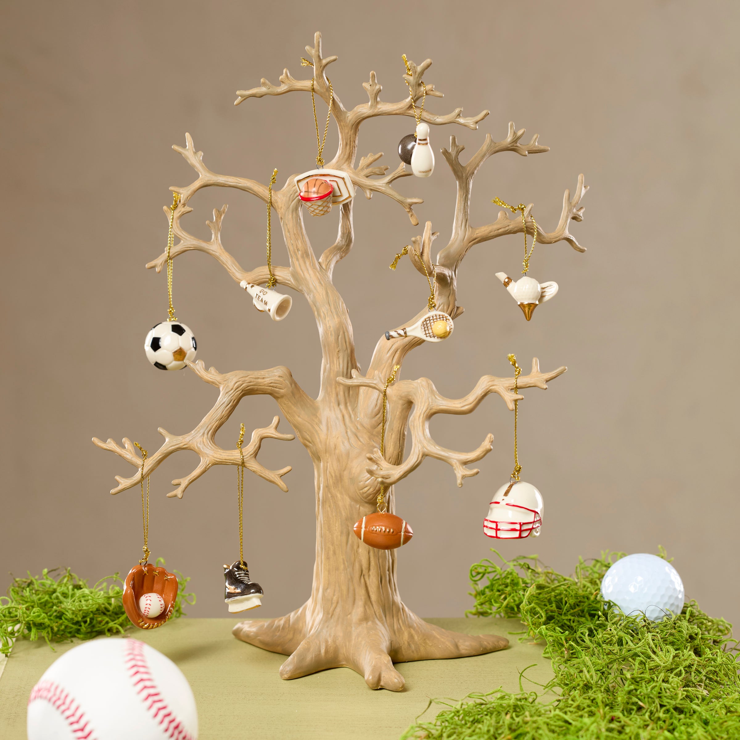 Dreaming of Sports 10-Piece Mini Ornament Set - Image 2