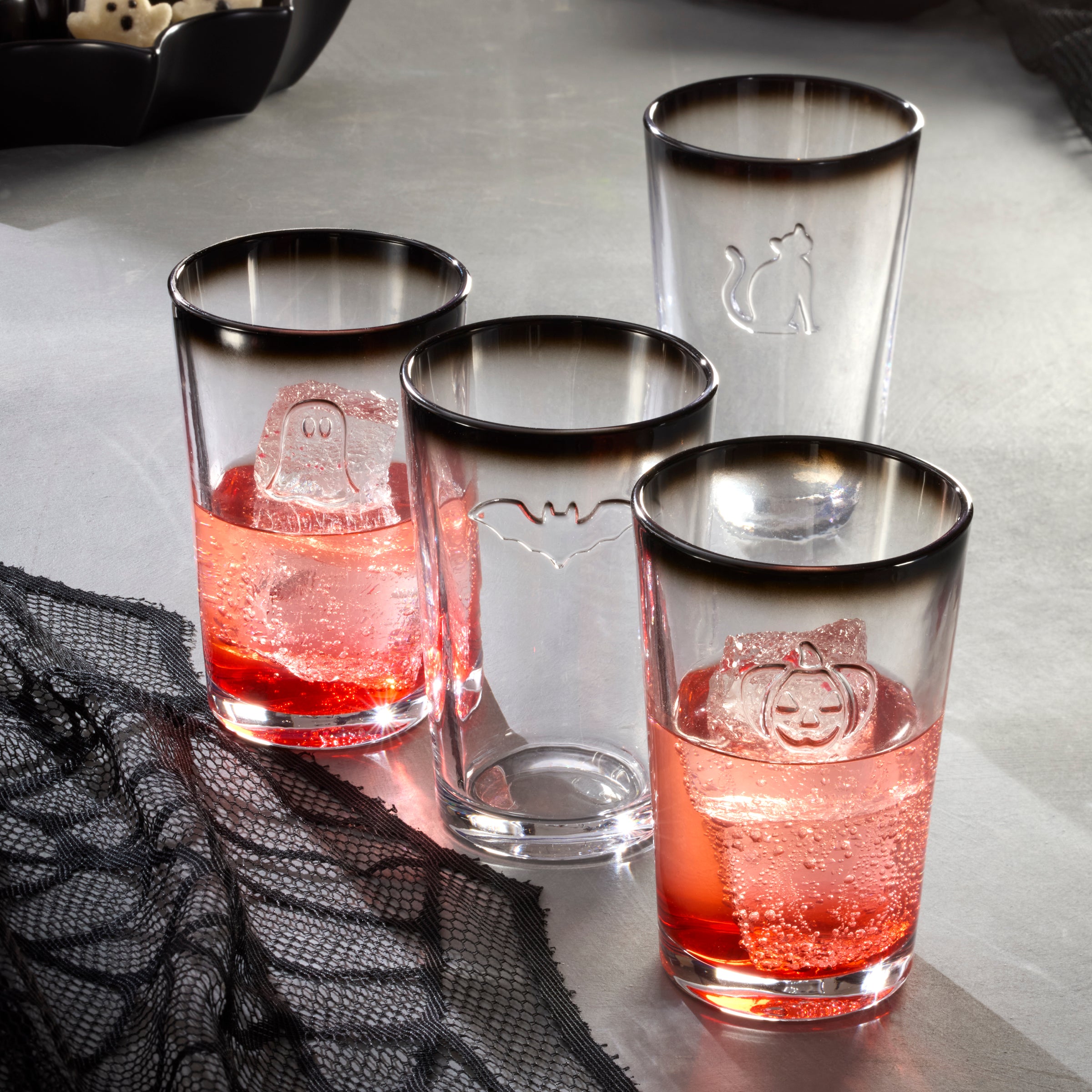 Halloween Embossed Tumbler, Set of 4 - Image 2