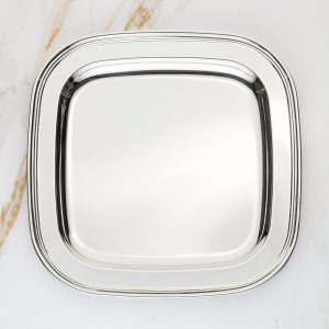 Derby Silverplate Square Tray