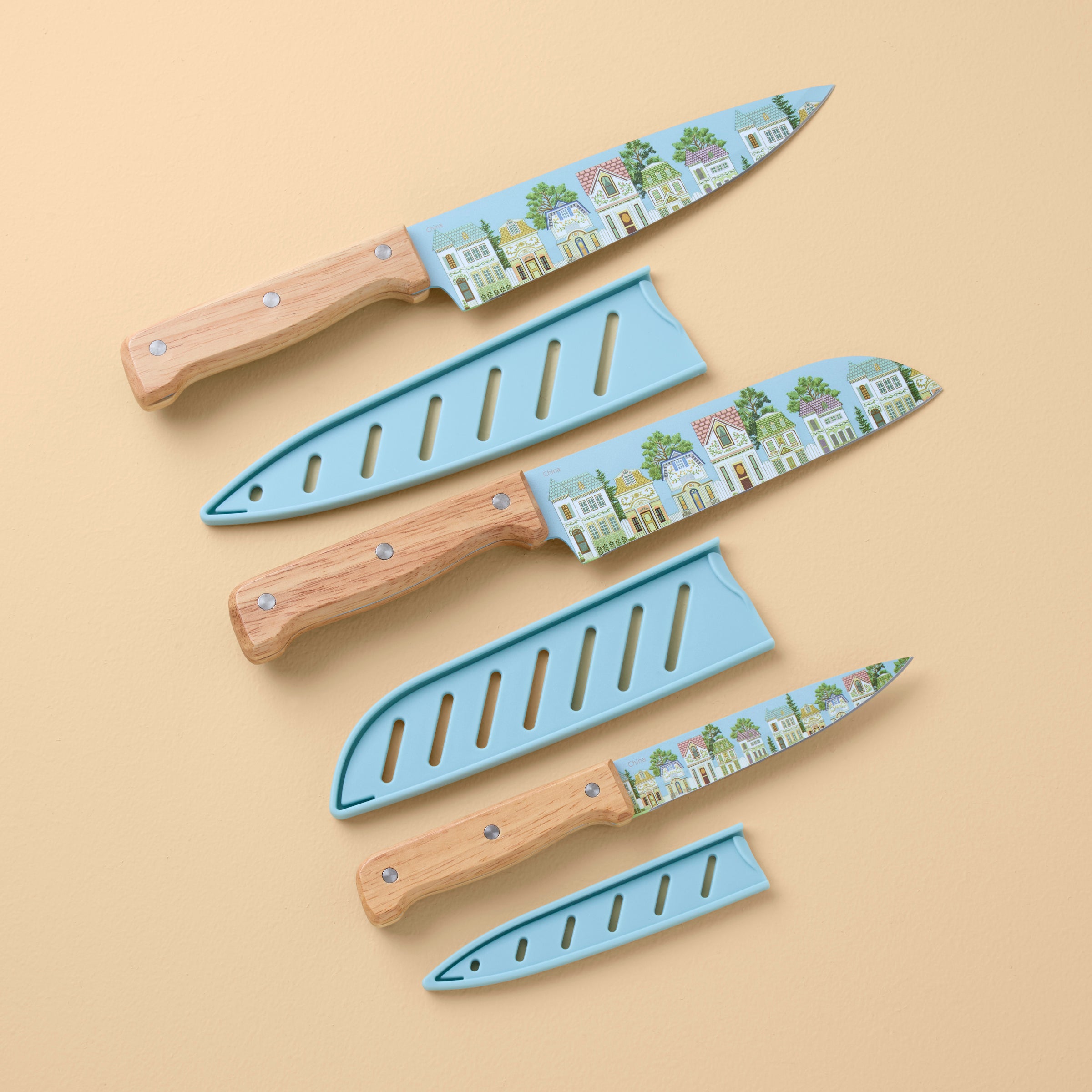 Lenox Spice Village 3-Piece Cutlery Set with Blade Guards - Image 2