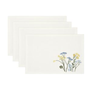 Wildflowers Border Placemats, Set of 4
