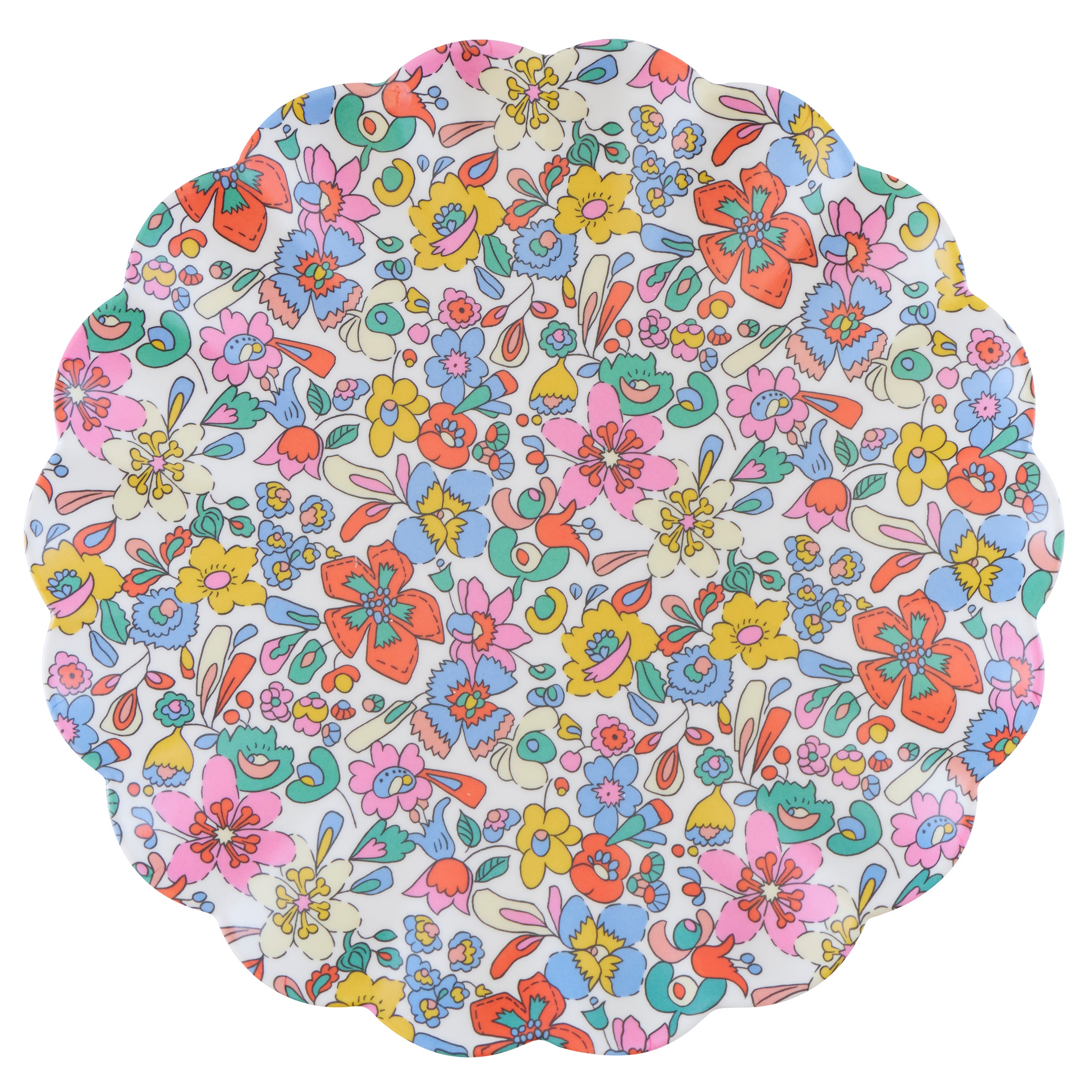 Meri Meri x Liberty Garden Party Large Plates, Set of 6 - Image 2